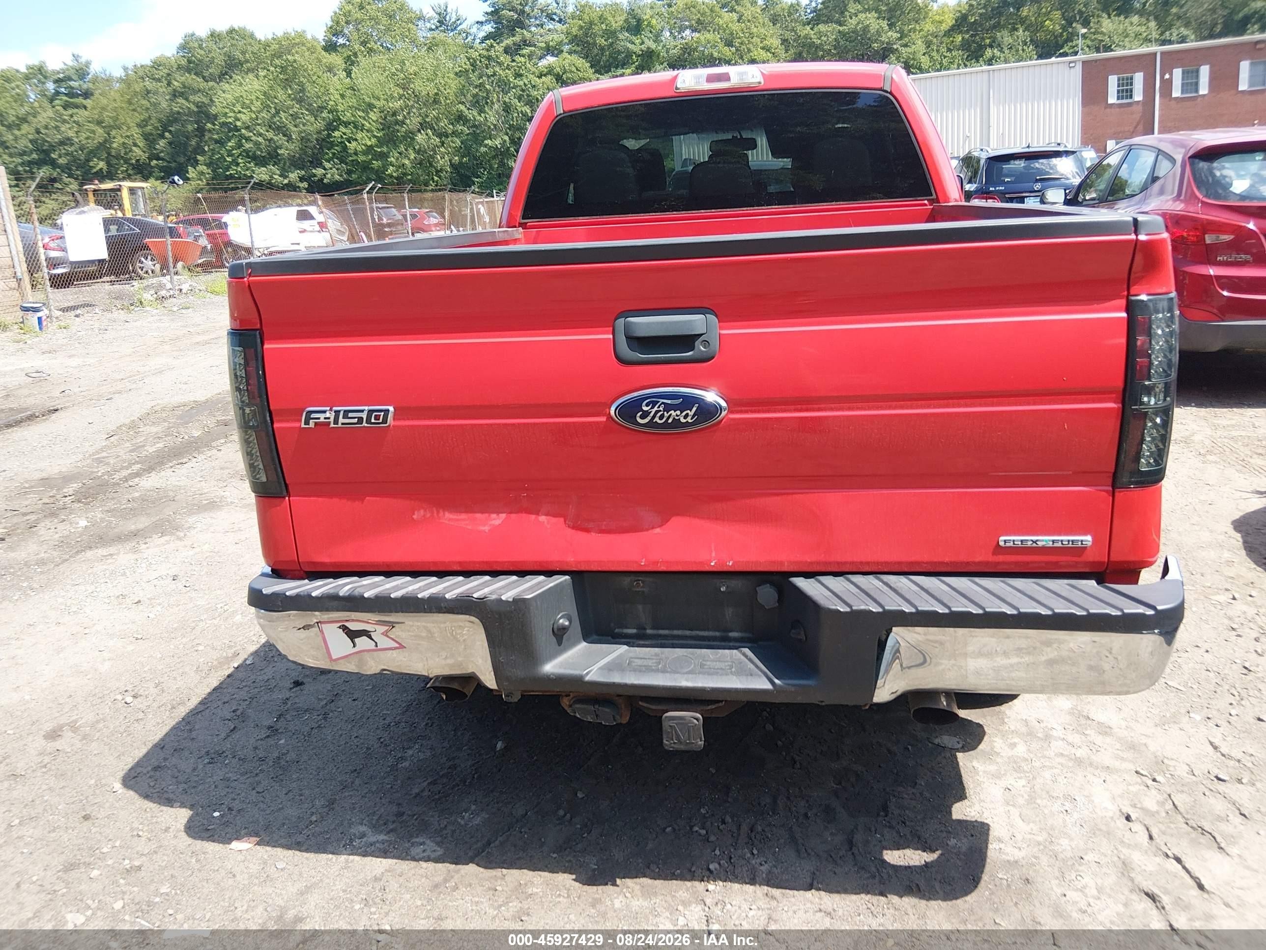 2012 Ford F-150 Xlt Red vin: 1FTFX1EF9CFC28413