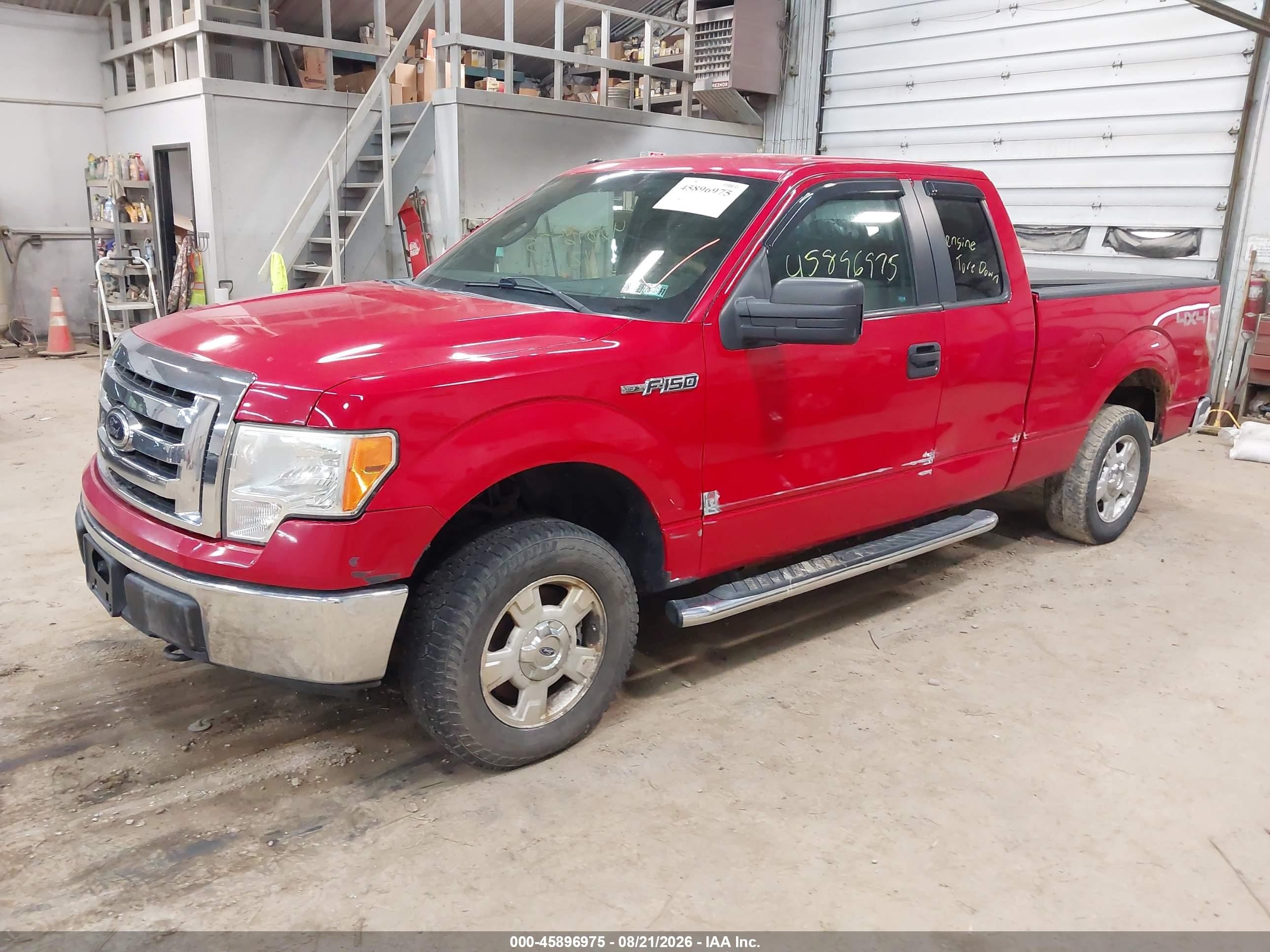 2012 Ford F-150 Xlt Red vin: 1FTFX1EF9CKD54827