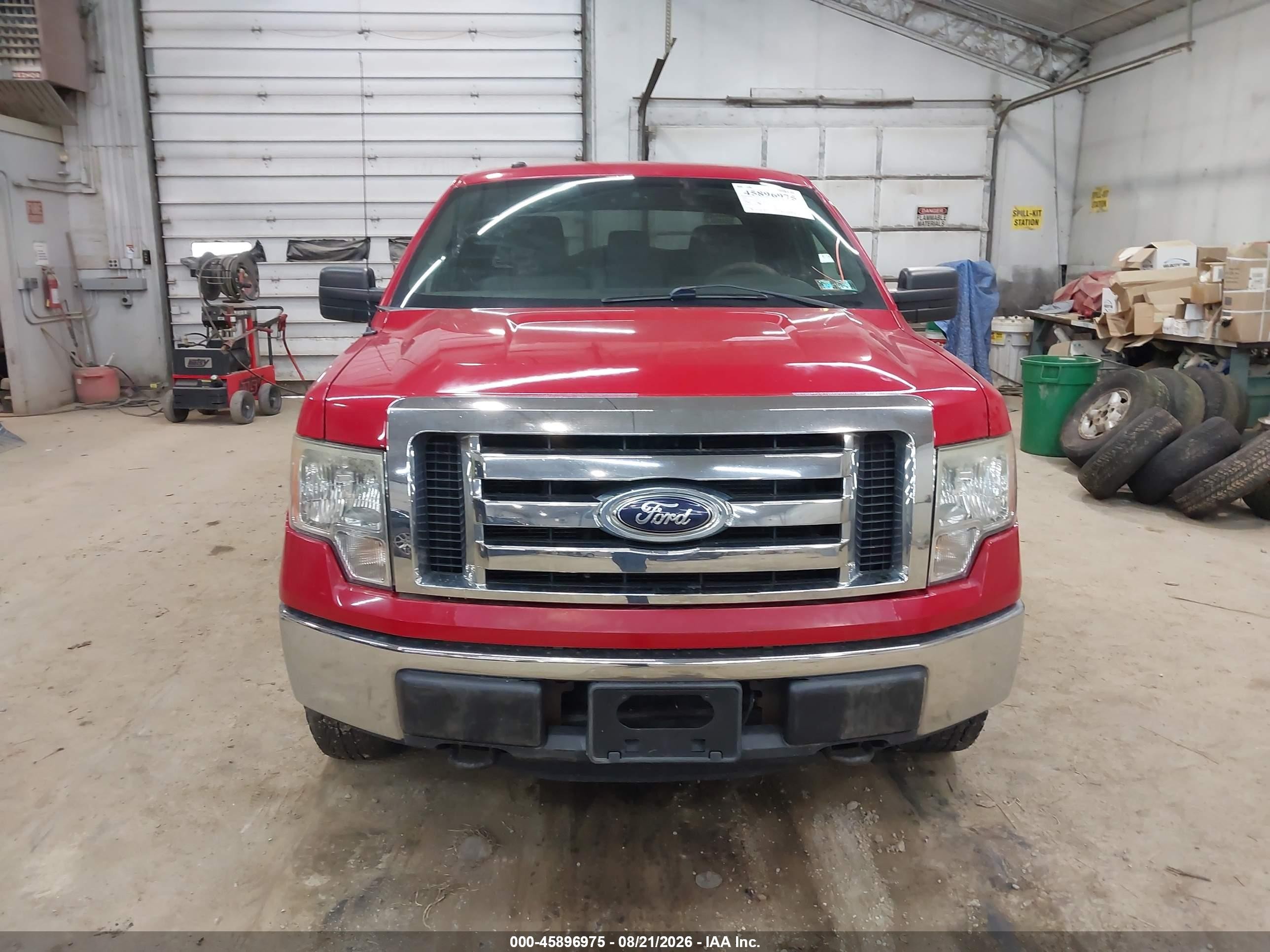 2012 Ford F-150 Xlt Red vin: 1FTFX1EF9CKD54827