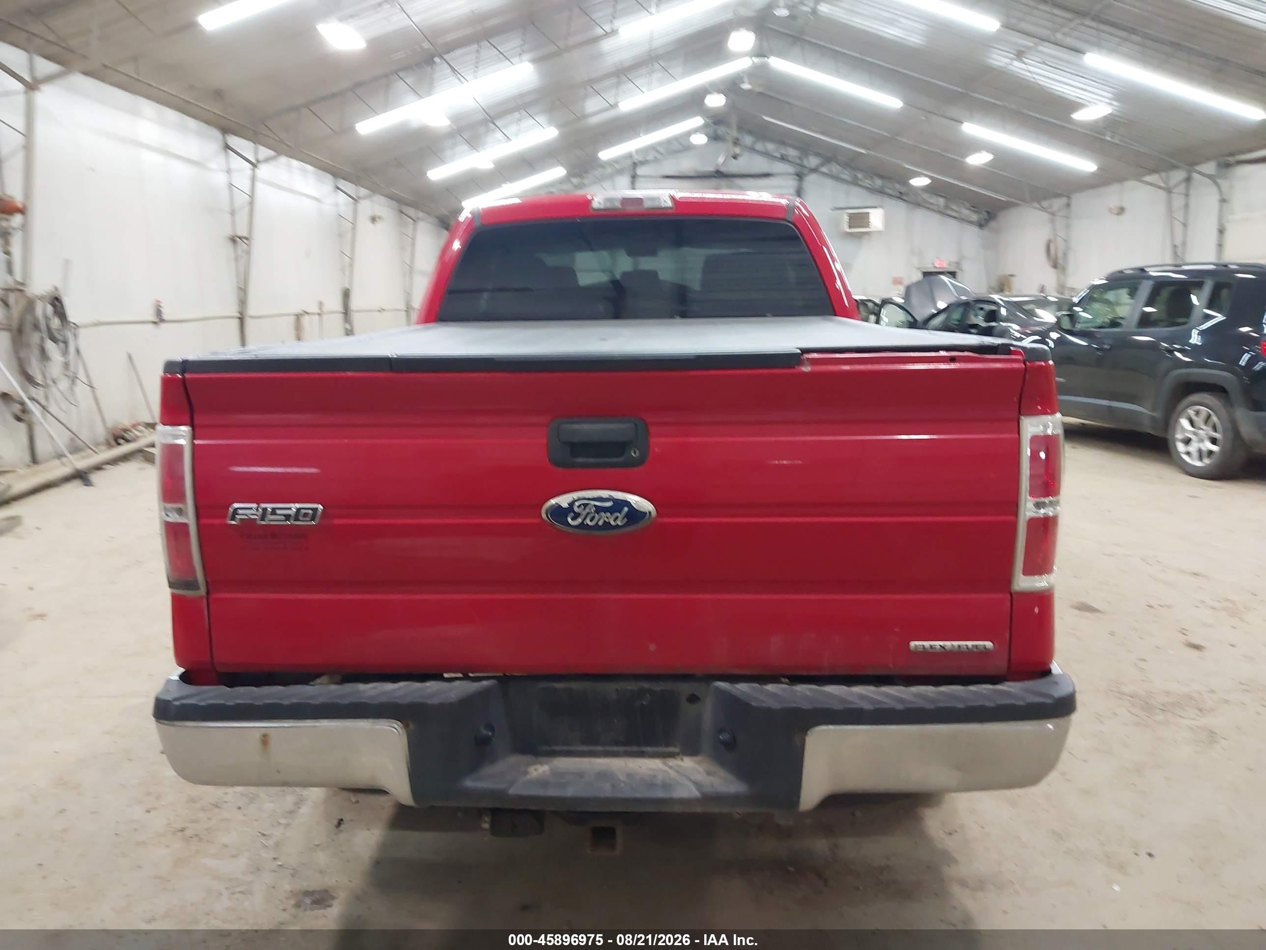 2012 Ford F-150 Xlt Red vin: 1FTFX1EF9CKD54827