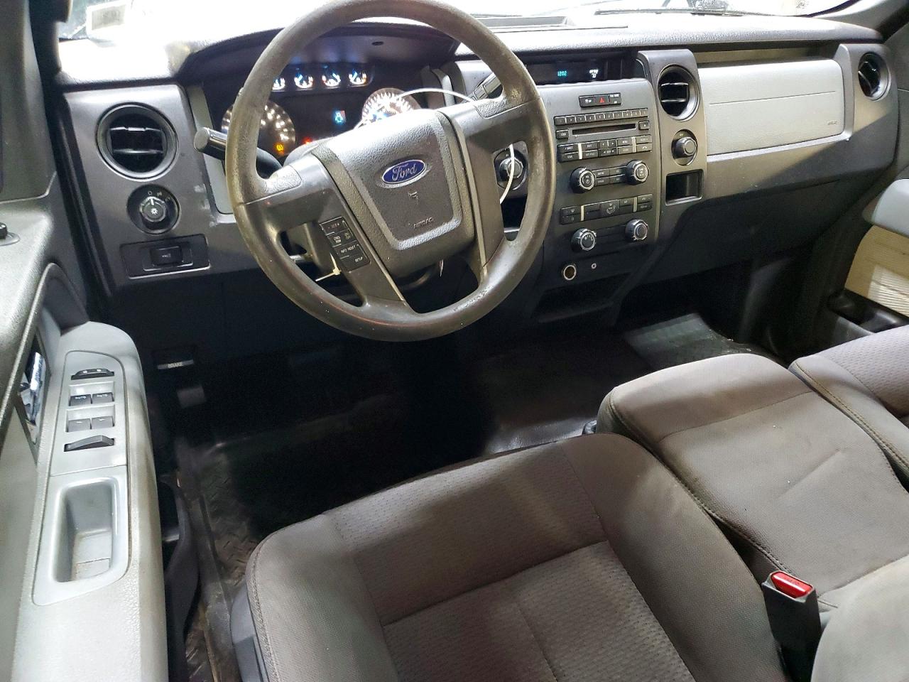 2012 Ford F150 Super Cab Black vin: 1FTFX1EF9CKE16856