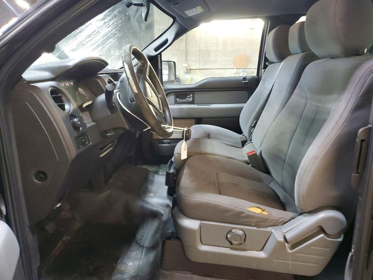 2012 Ford F150 Super Cab Black vin: 1FTFX1EF9CKE16856
