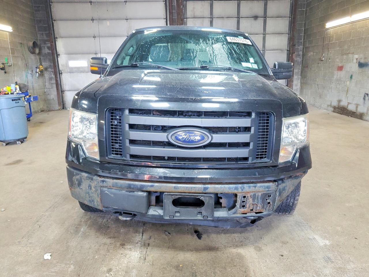 2012 Ford F150 Super Cab Black vin: 1FTFX1EF9CKE16856