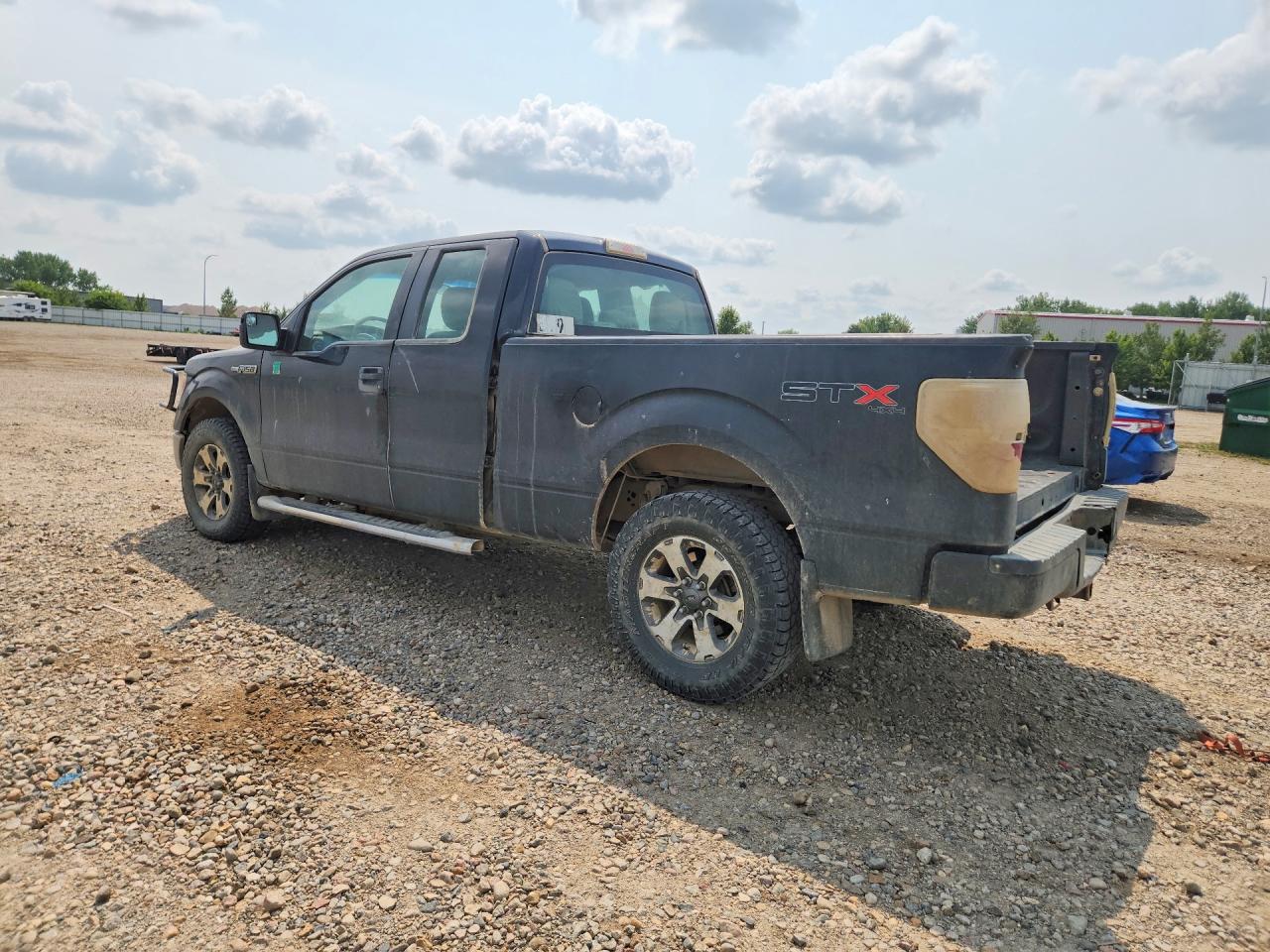 2013 Ford F150 Super Cab Black vin: 1FTFX1EF9DFA38595