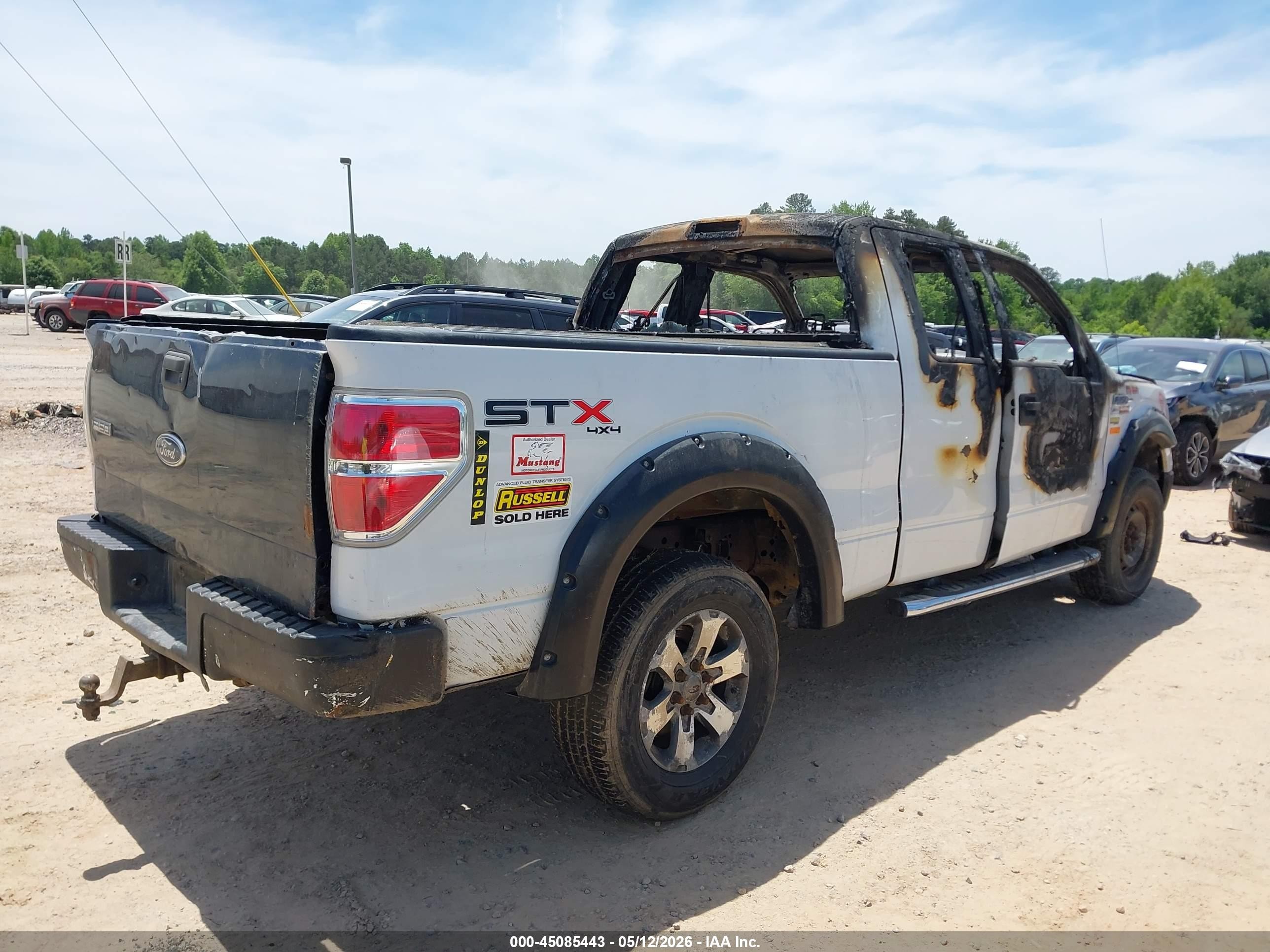 2013 Ford F-150 Stx White vin: 1FTFX1EF9DFB05549