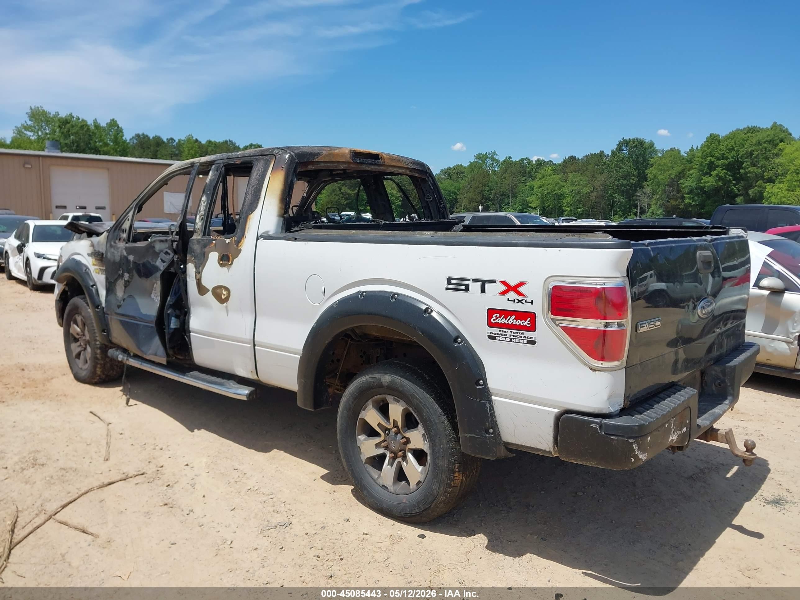 2013 Ford F-150 Stx White vin: 1FTFX1EF9DFB05549