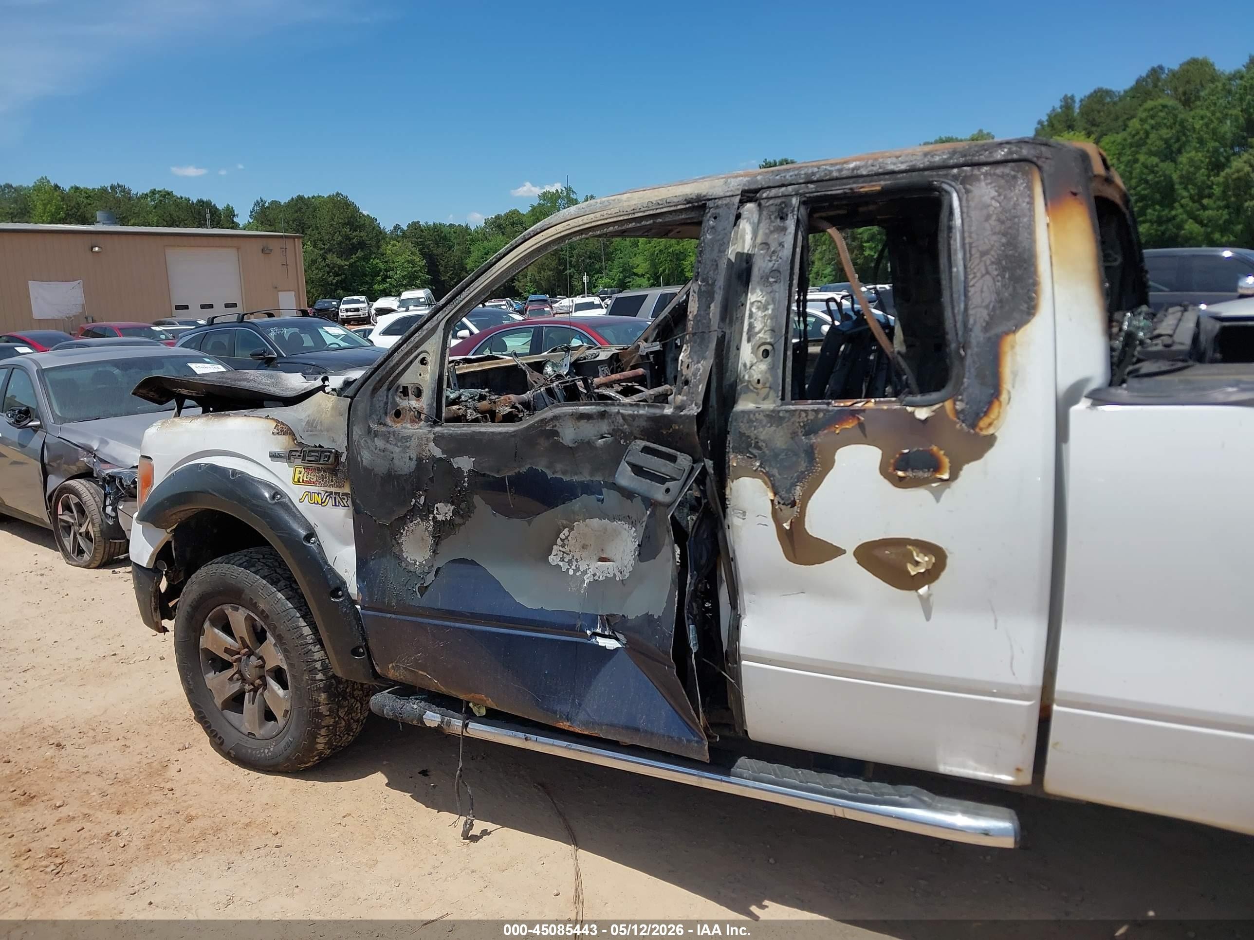 2013 Ford F-150 Stx White vin: 1FTFX1EF9DFB05549