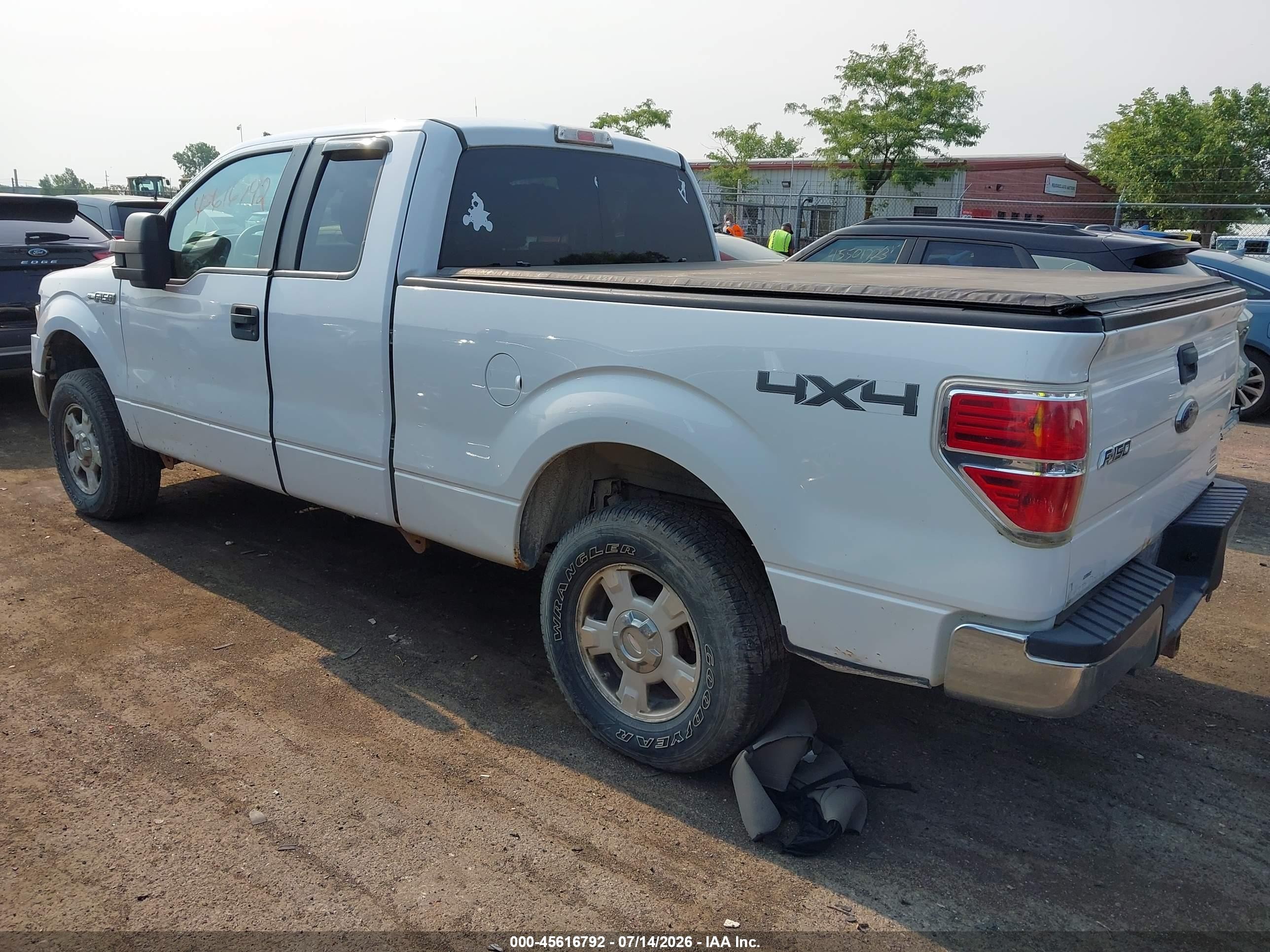 2013 Ford F-150 Xlt White vin: 1FTFX1EF9DFB12517