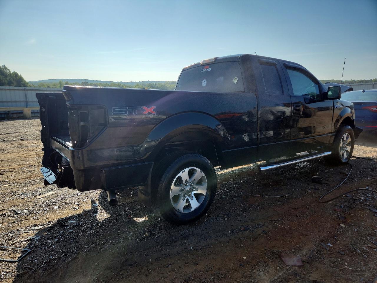 2013 Ford F150 Super Cab Black vin: 1FTFX1EF9DFB27745