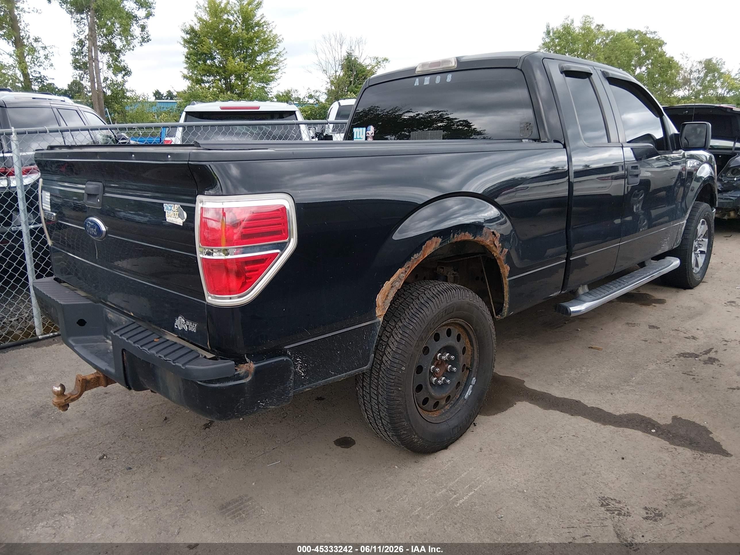2013 Ford F-150 Stx Black vin: 1FTFX1EF9DFD31994