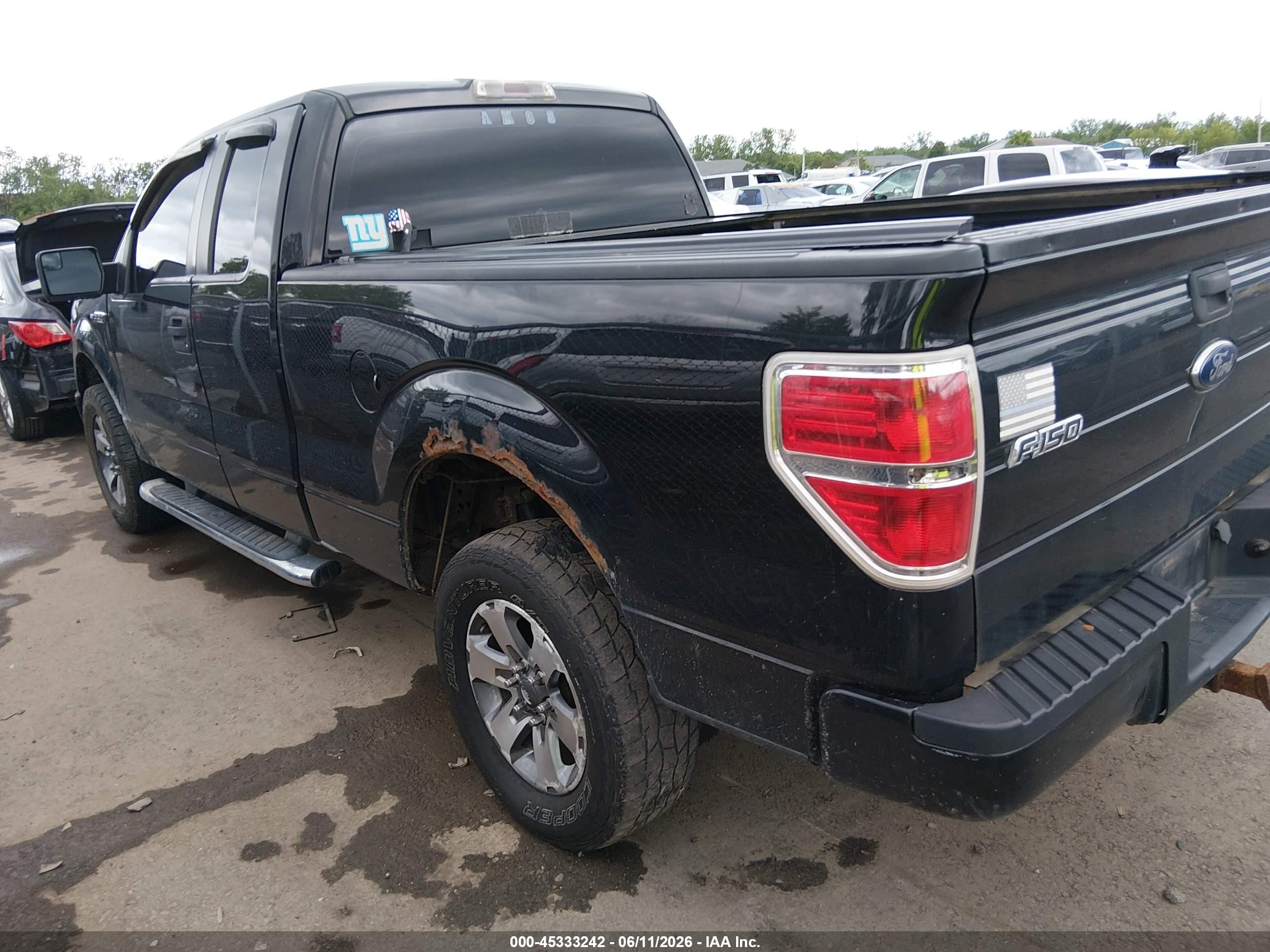 2013 Ford F-150 Stx Black vin: 1FTFX1EF9DFD31994