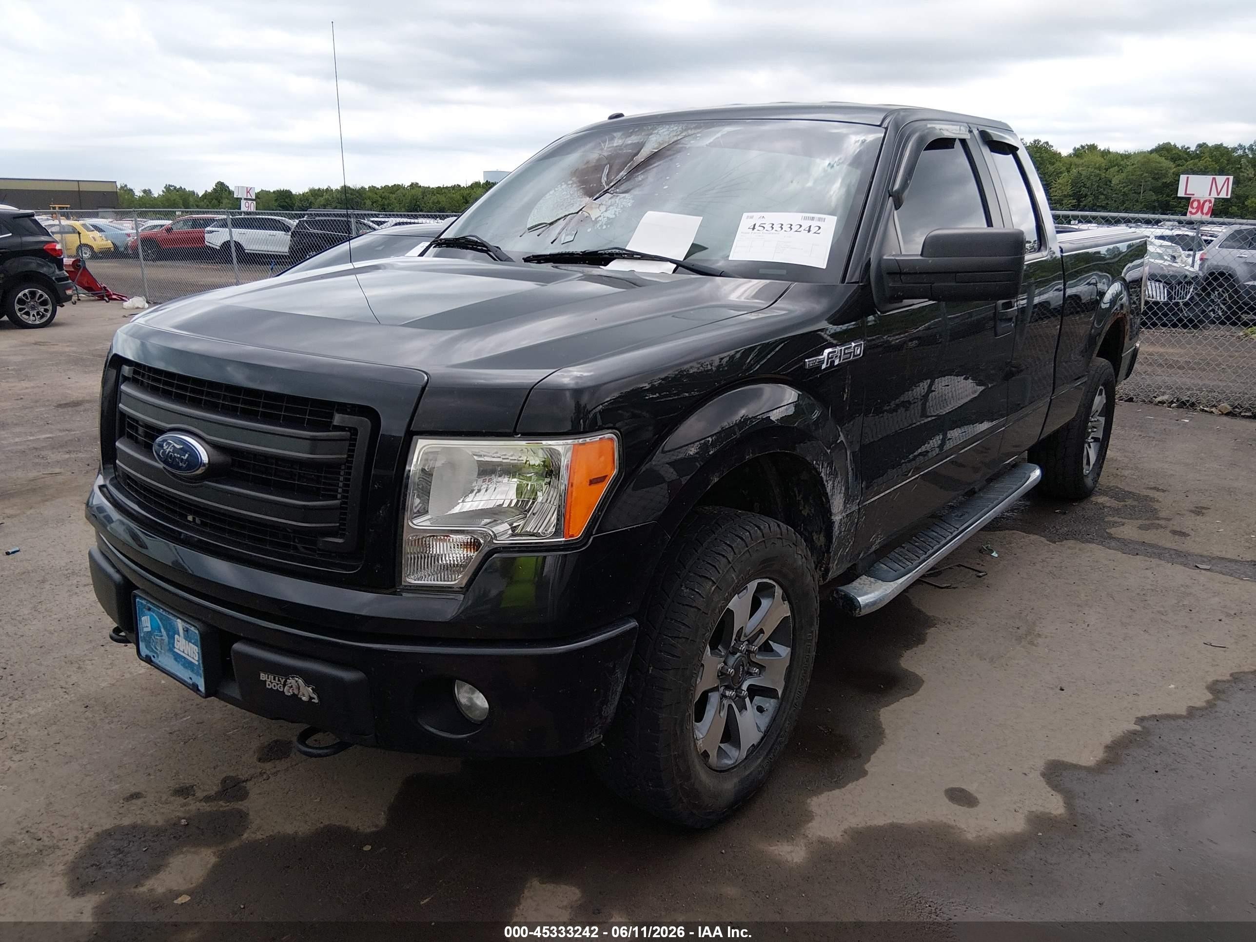 2013 Ford F-150 Stx Black vin: 1FTFX1EF9DFD31994