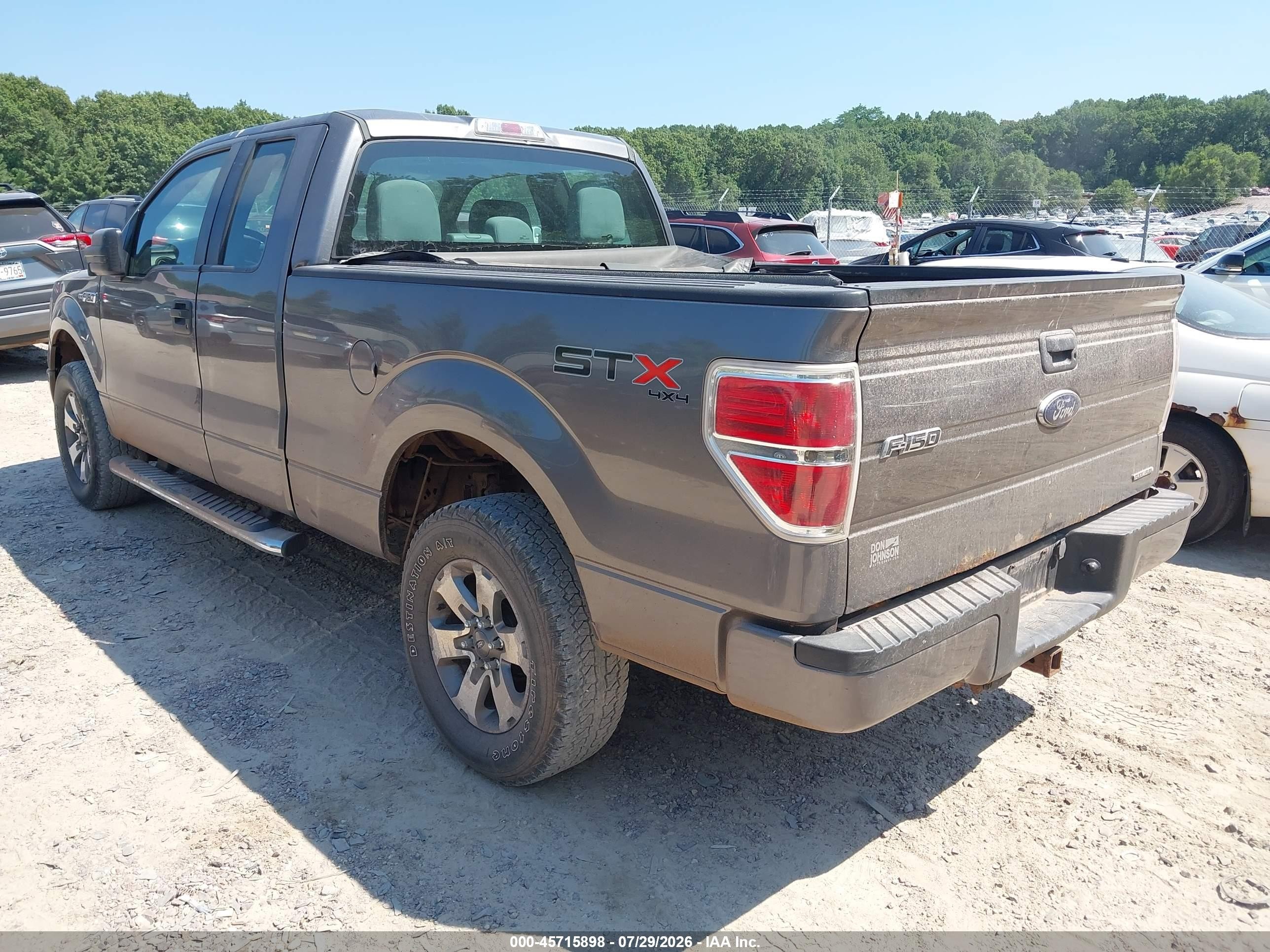 2013 Ford F-150 Stx Gray vin: 1FTFX1EF9DFD78281