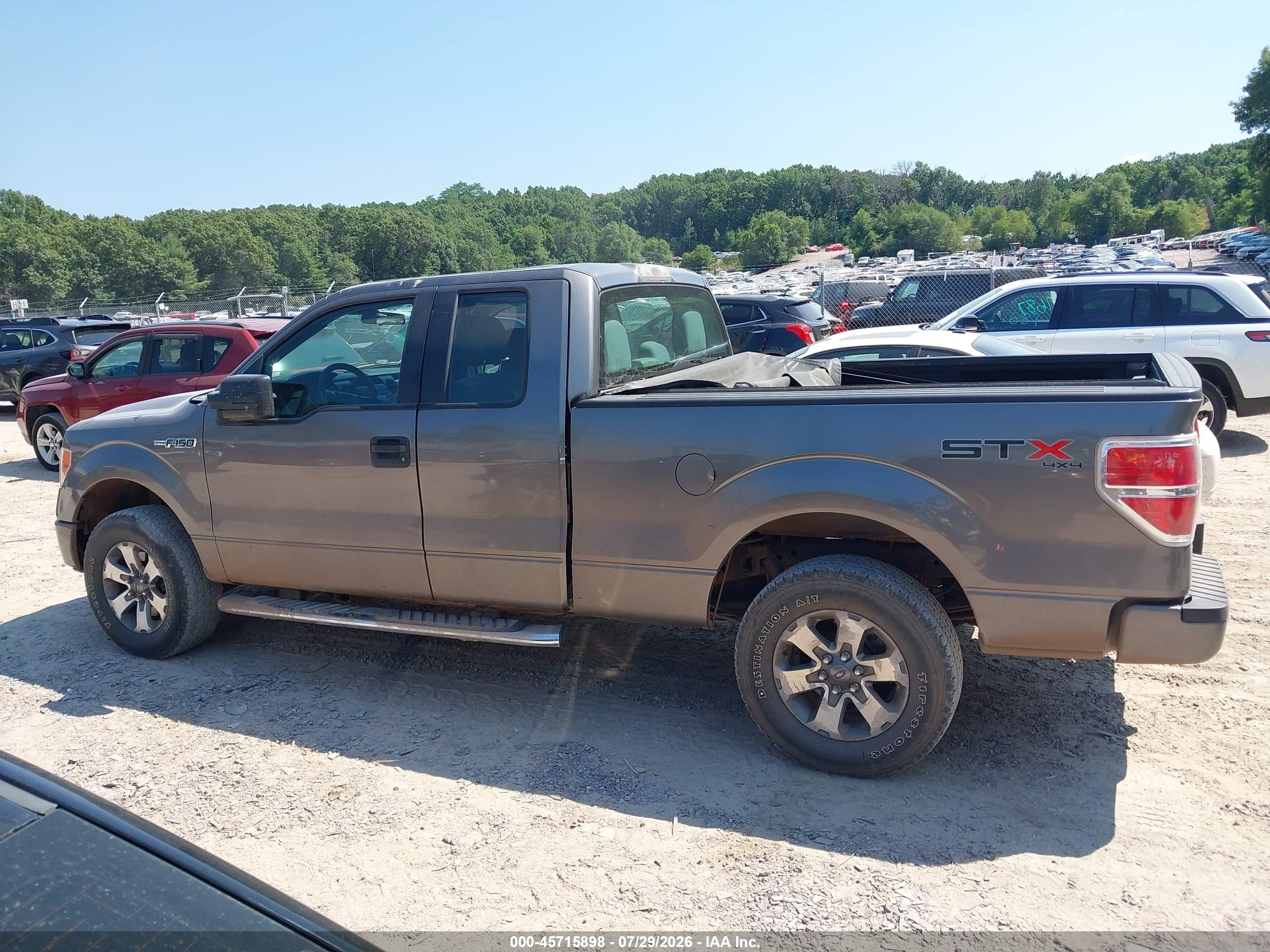 2013 Ford F-150 Stx Gray vin: 1FTFX1EF9DFD78281