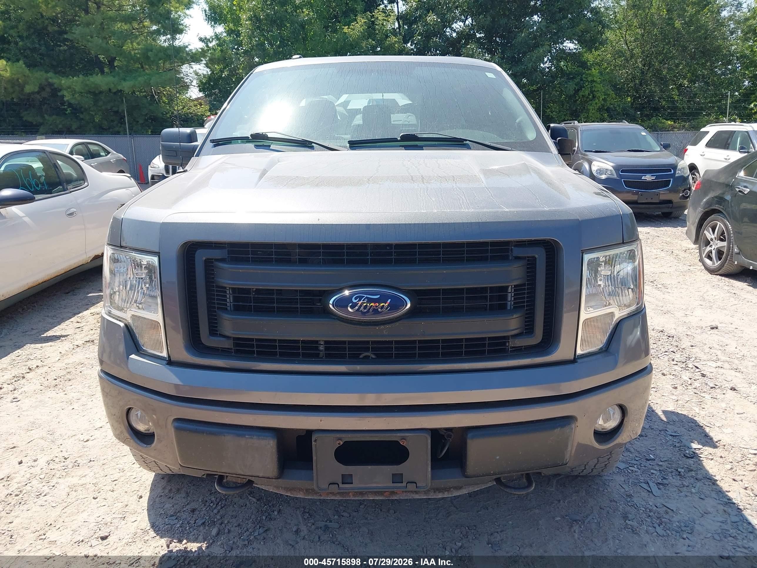 2013 Ford F-150 Stx Gray vin: 1FTFX1EF9DFD78281