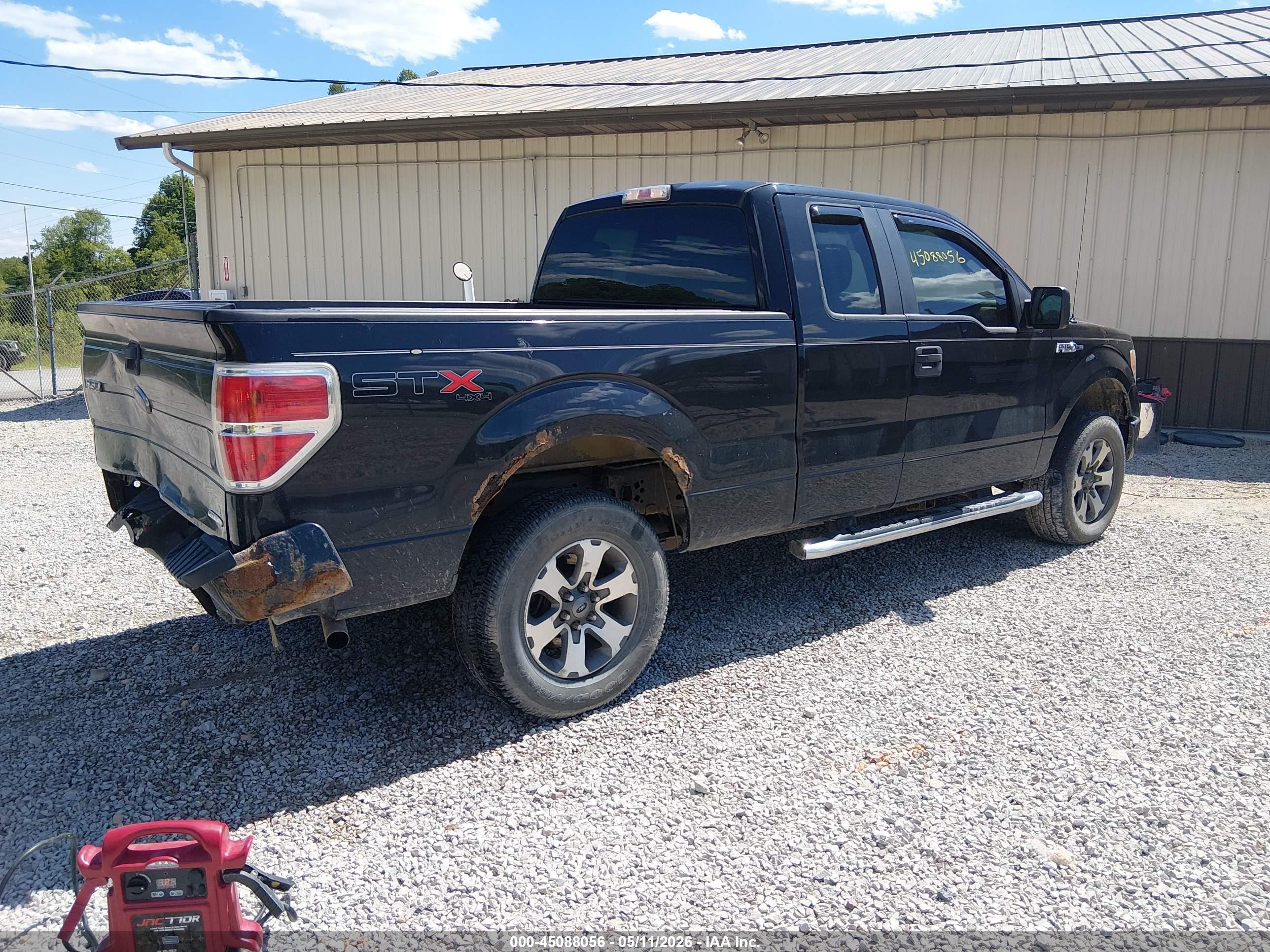 2013 Ford F-150 Stx Black vin: 1FTFX1EF9DKE38258