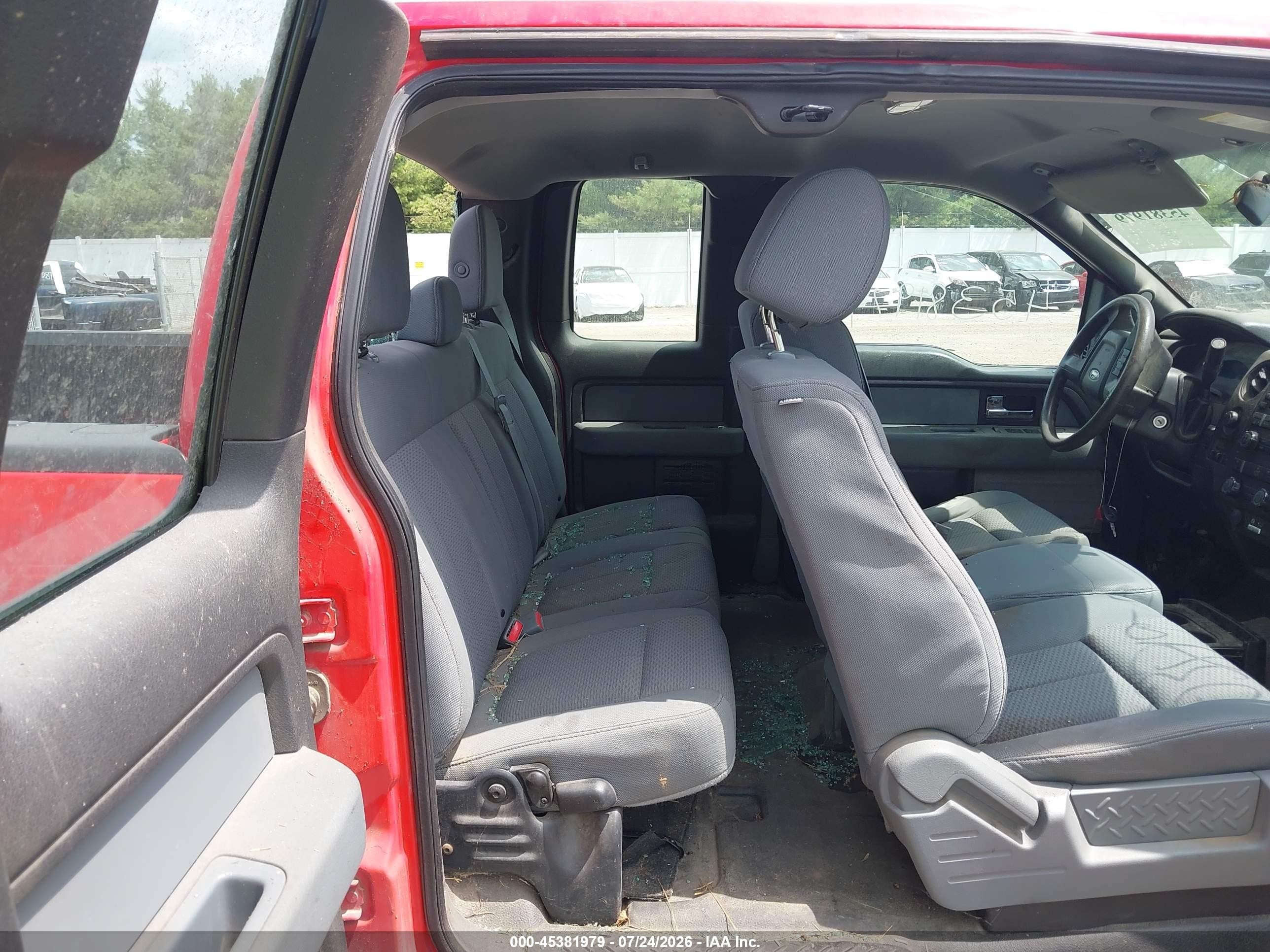 2013 Ford F-150 Stx Red vin: 1FTFX1EF9DKF57900