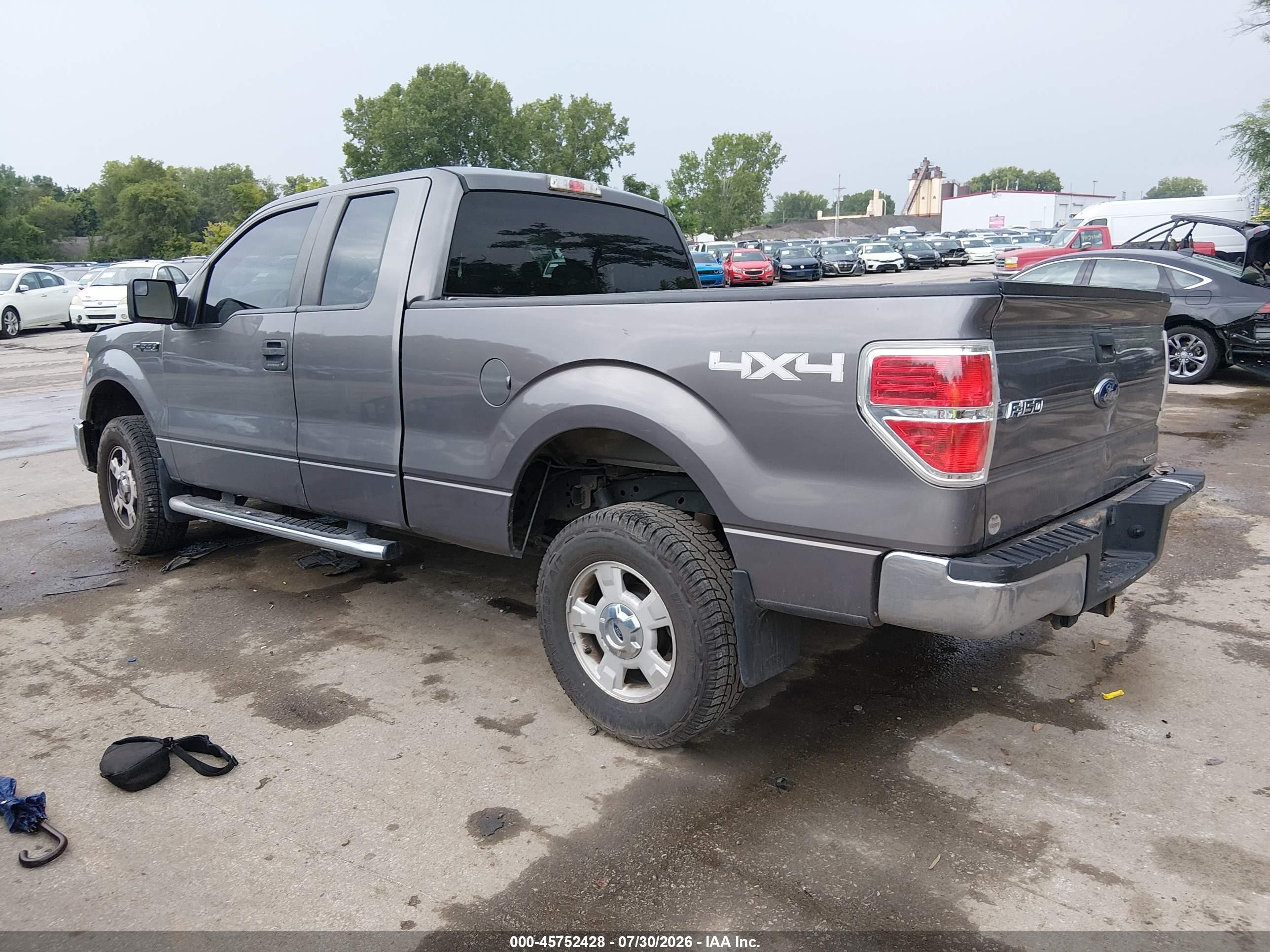 2013 Ford F-150 Xlt Gray vin: 1FTFX1EF9DKG53655