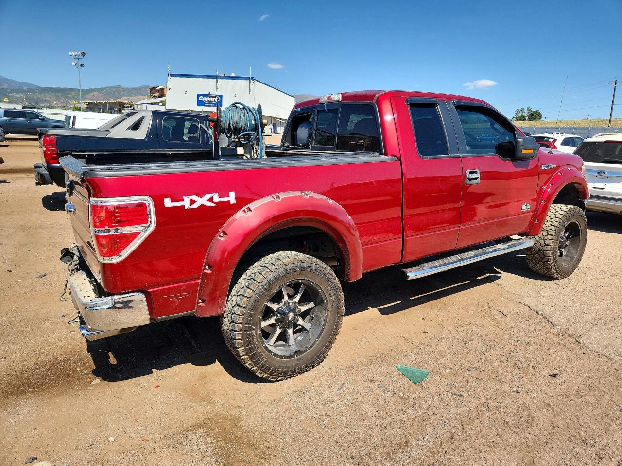 2014 Ford F-150 Maroon vin: 1FTFX1EF9EFA55091