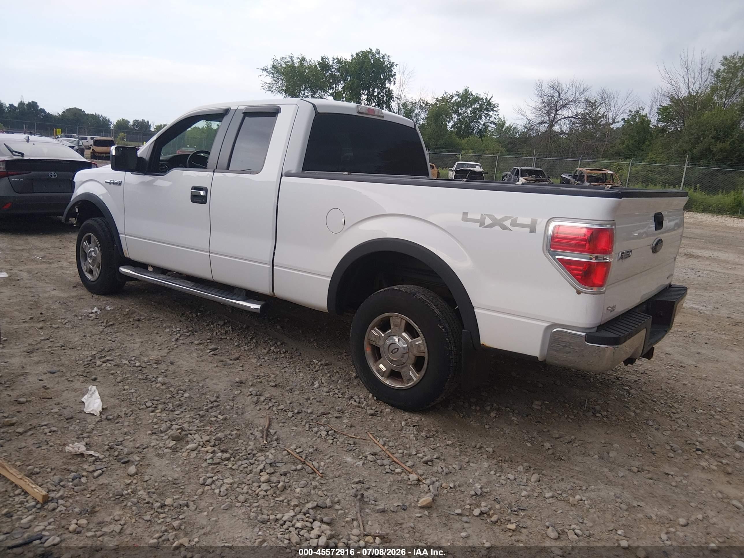 2014 Ford F-150 Xlt White vin: 1FTFX1EF9EFA99463