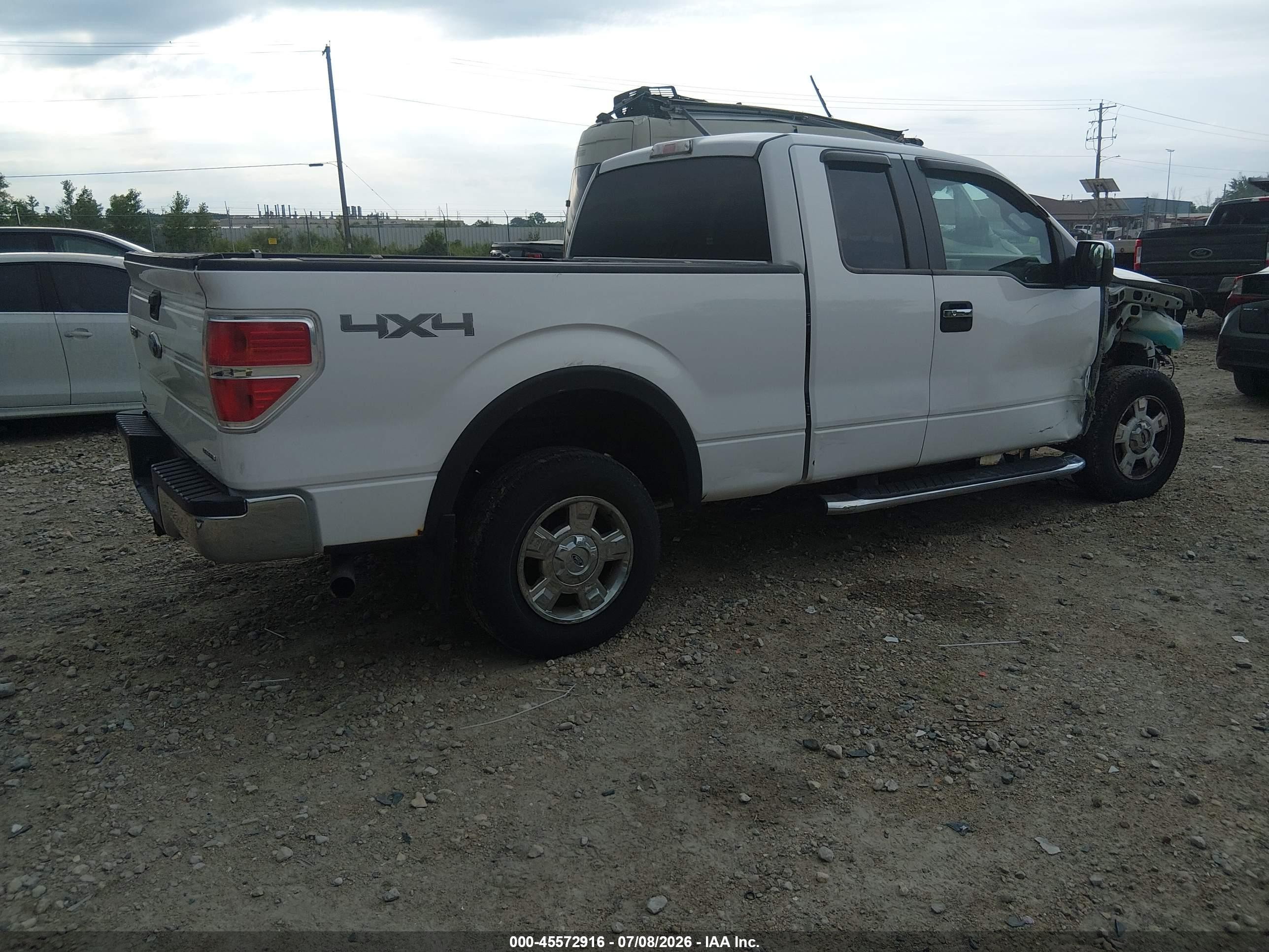 2014 Ford F-150 Xlt White vin: 1FTFX1EF9EFA99463