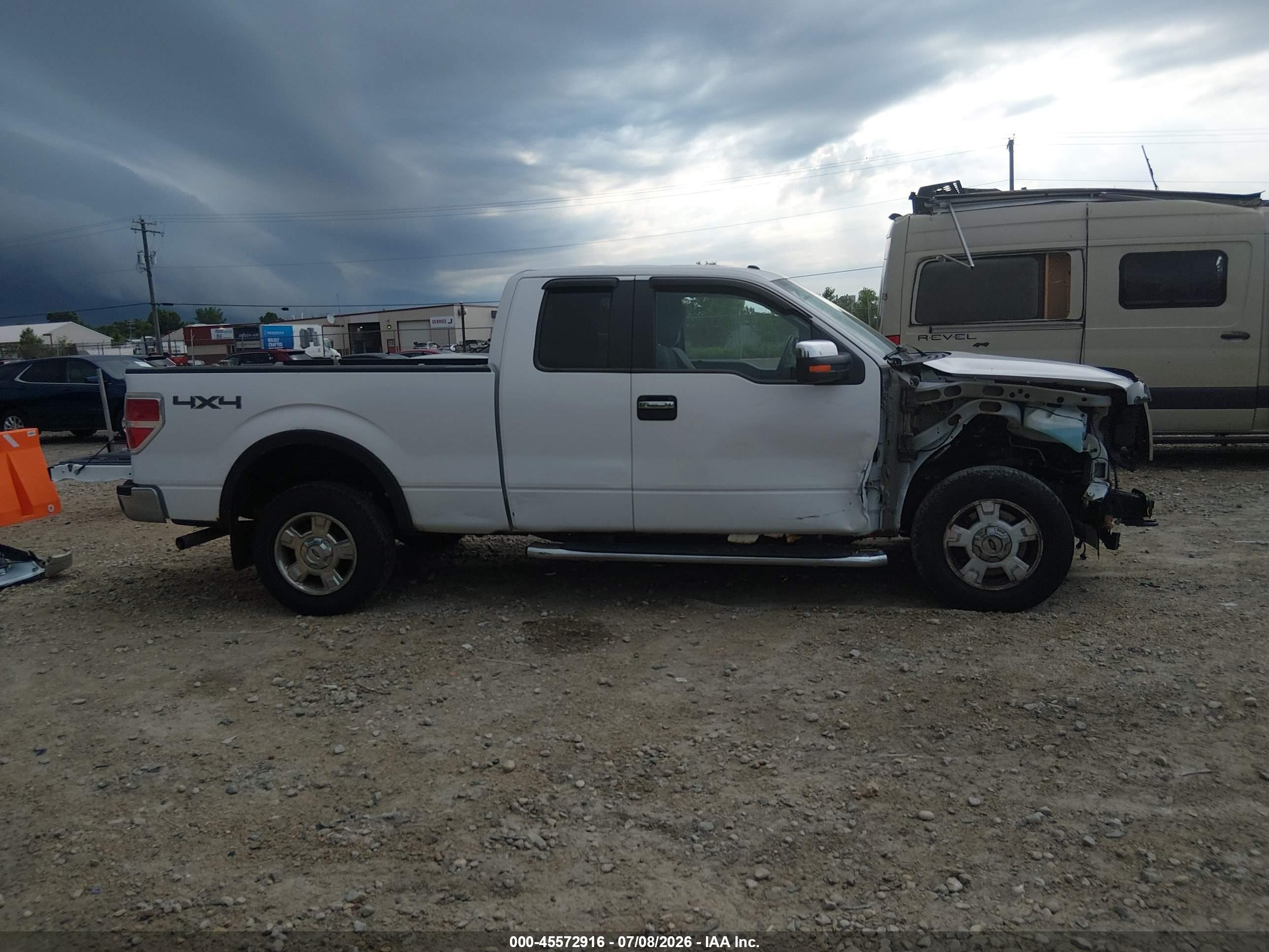 2014 Ford F-150 Xlt White vin: 1FTFX1EF9EFA99463