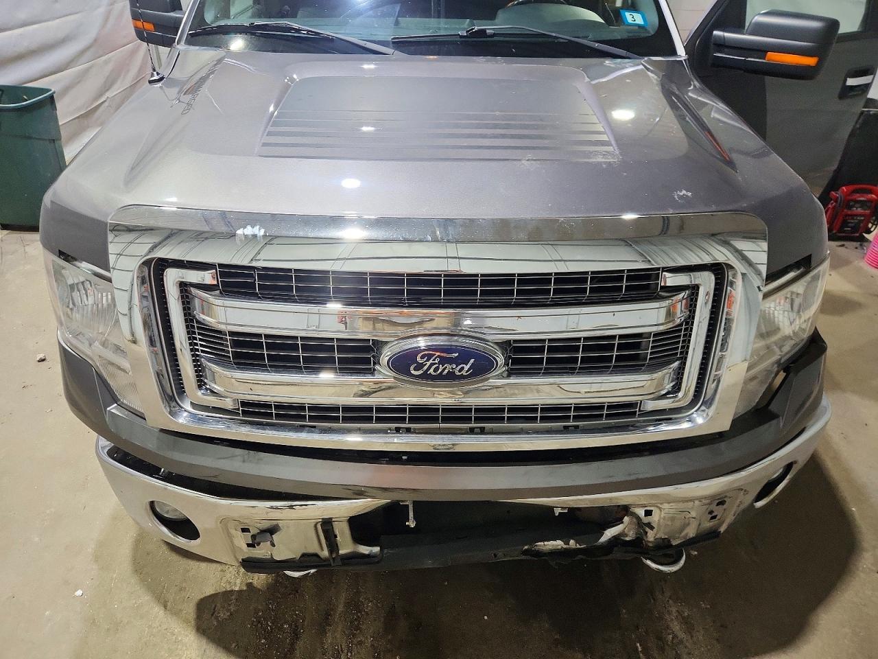 2014 Ford F150 Super Cab Gray vin: 1FTFX1EF9EFB04404