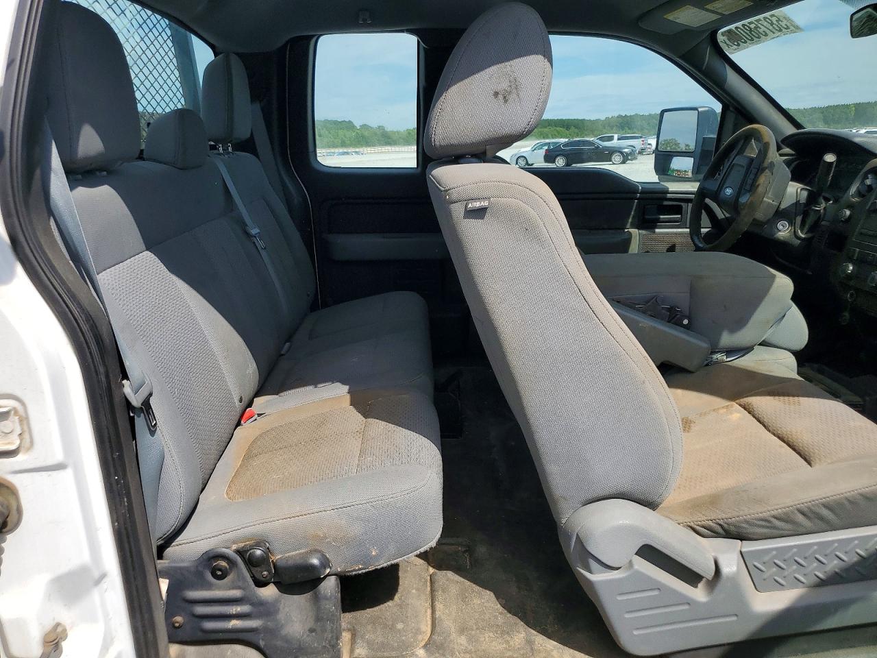 2014 Ford F150 Super Cab White vin: 1FTFX1EF9EKE59239