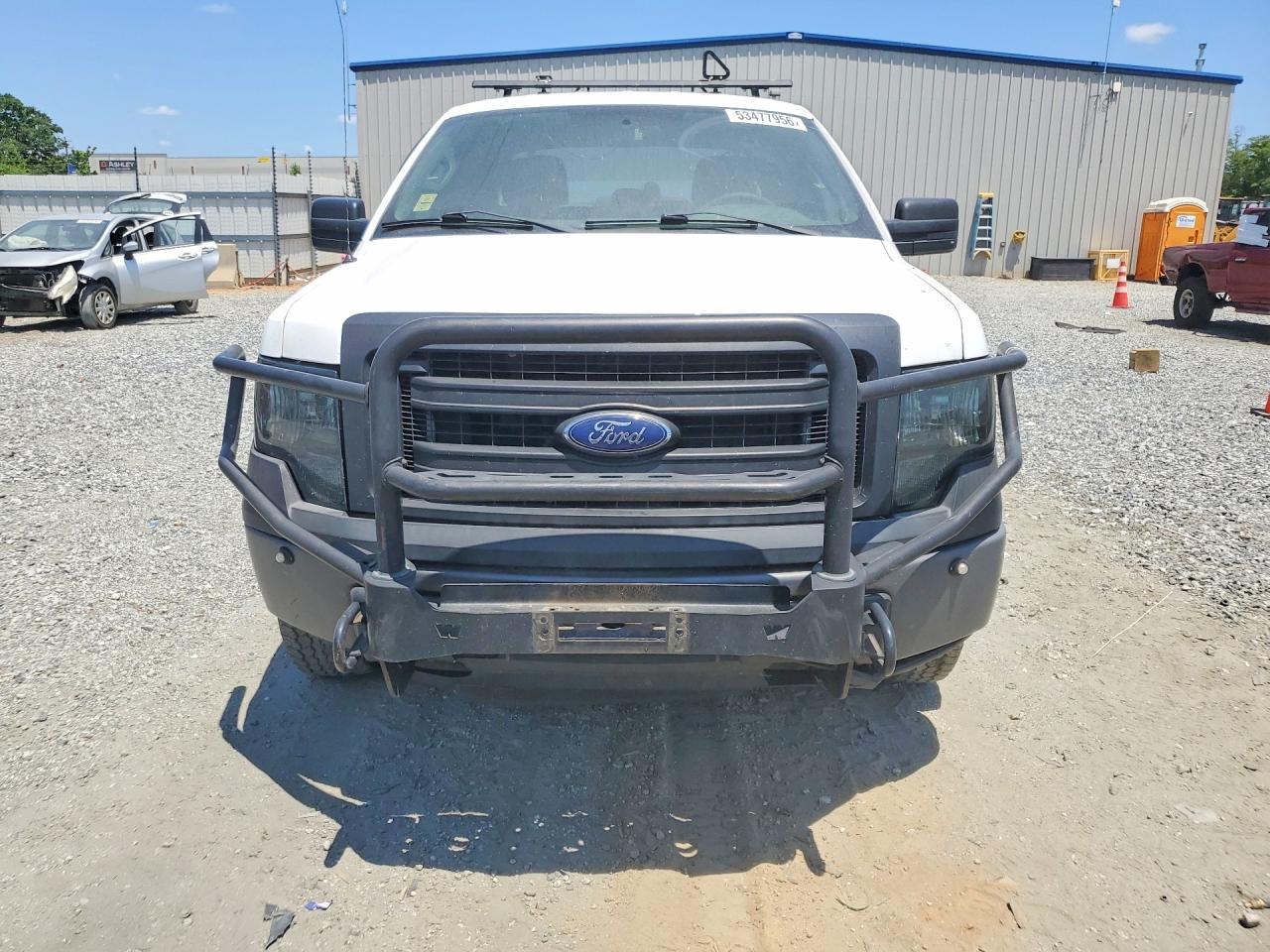 2014 Ford F150 Super Cab White vin: 1FTFX1EF9EKE70953
