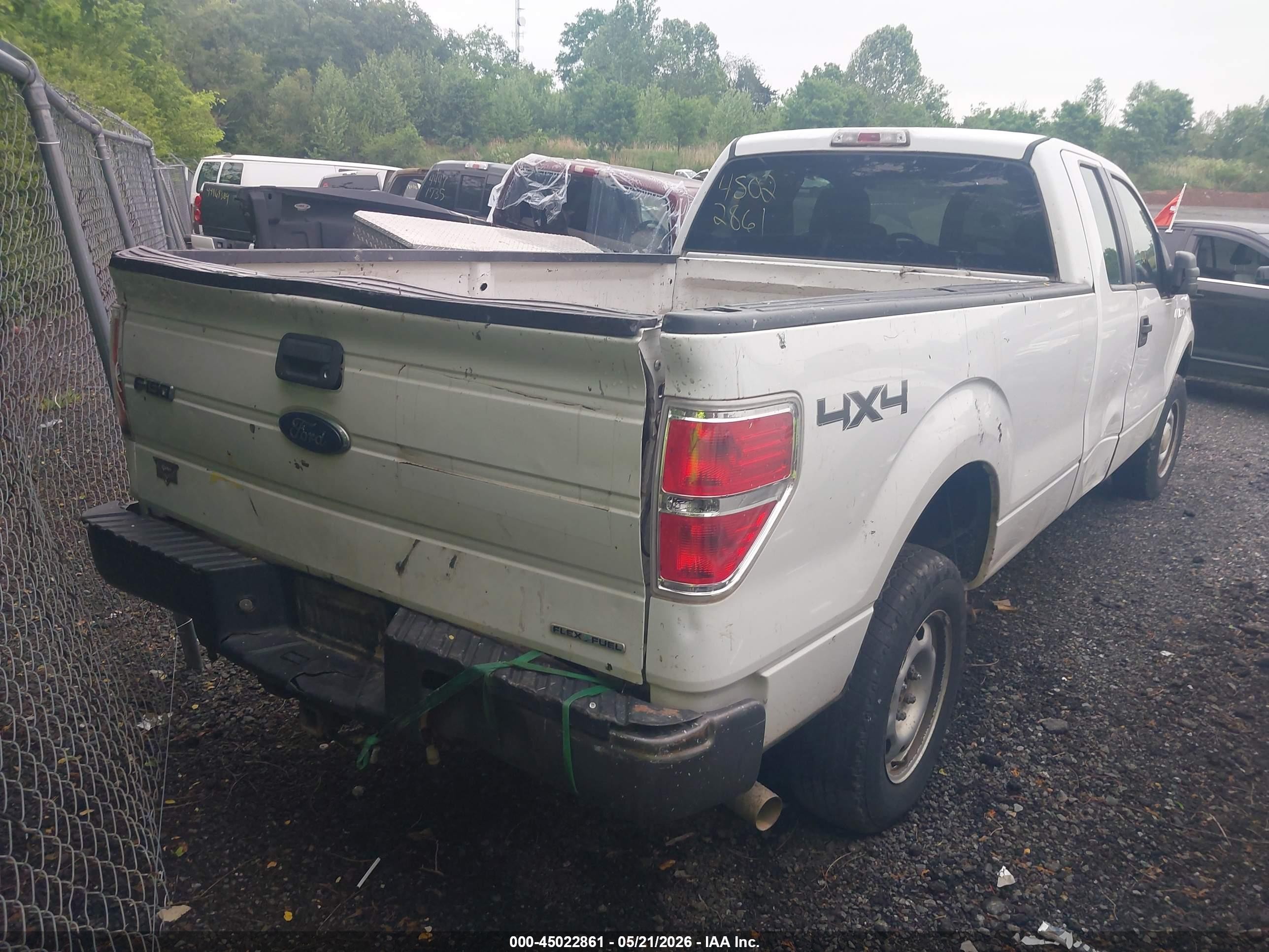 2014 Ford F-150 Xl White vin: 1FTFX1EF9EKG34119