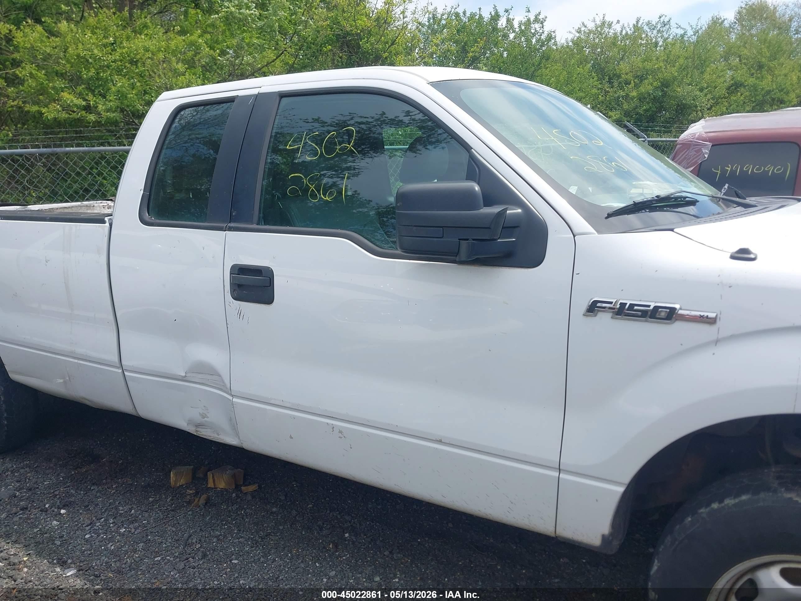2014 Ford F-150 Xl White vin: 1FTFX1EF9EKG34119