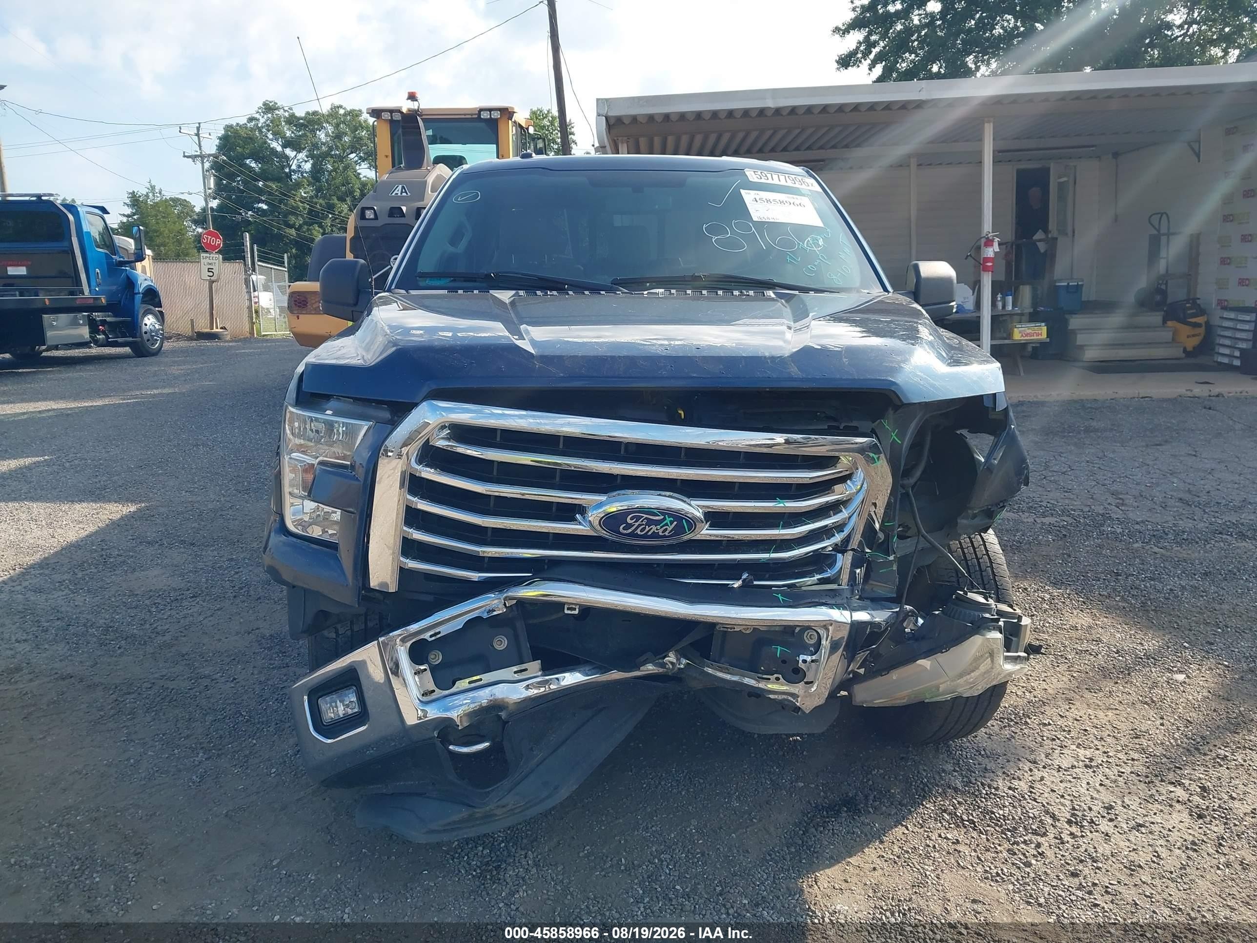 2015 Ford F-150 Xlt Blue vin: 1FTFX1EF9FFA68893