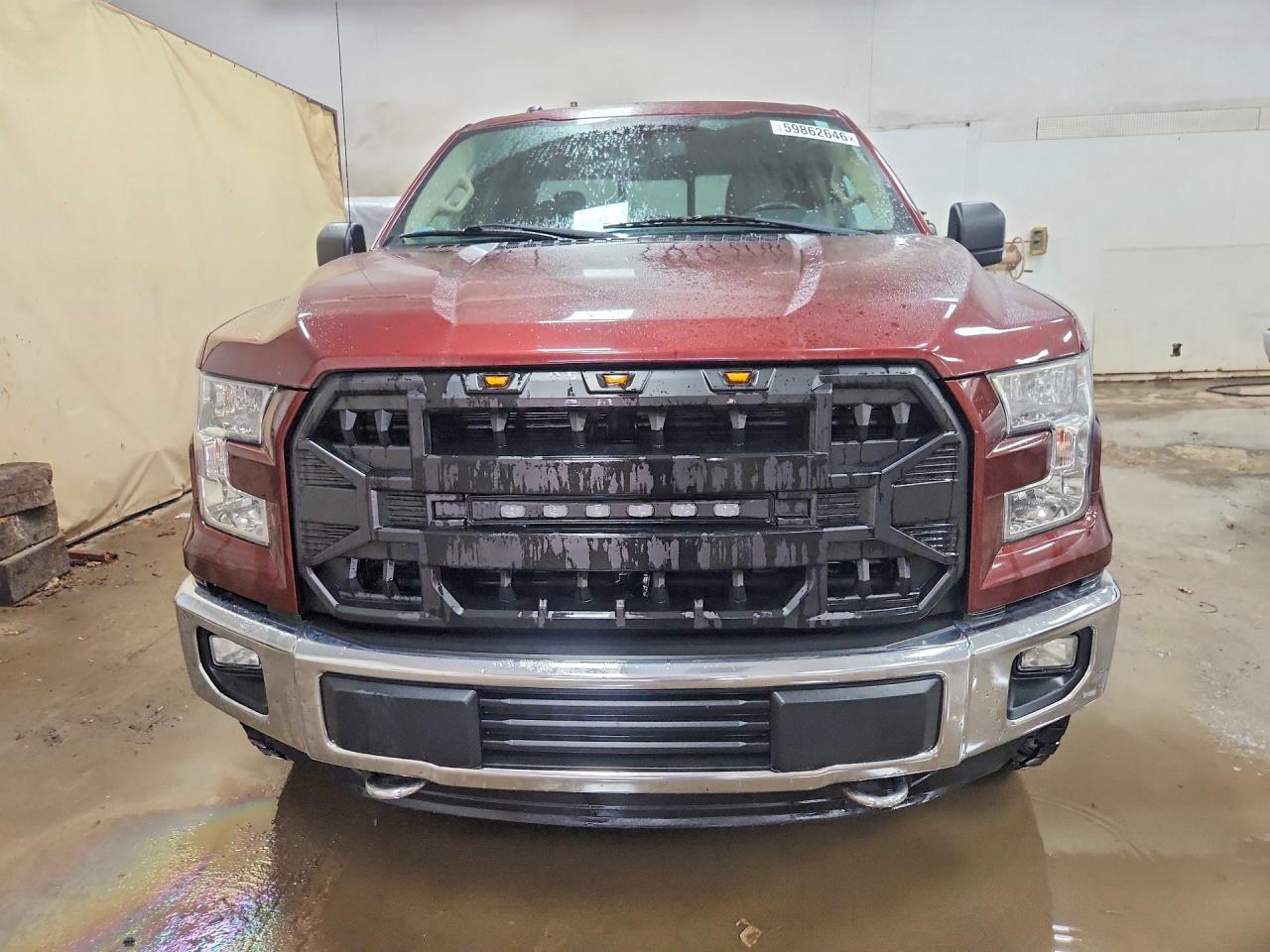 2015 Ford F150 Super Cab Burgundy vin: 1FTFX1EF9FFC06240