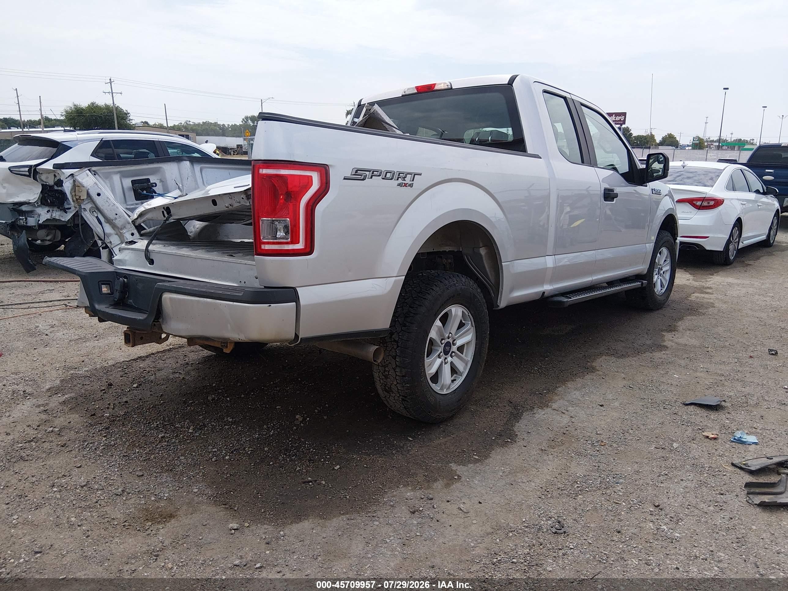 2015 Ford F-150 Xl Серый vin: 1FTFX1EF9FKD89498