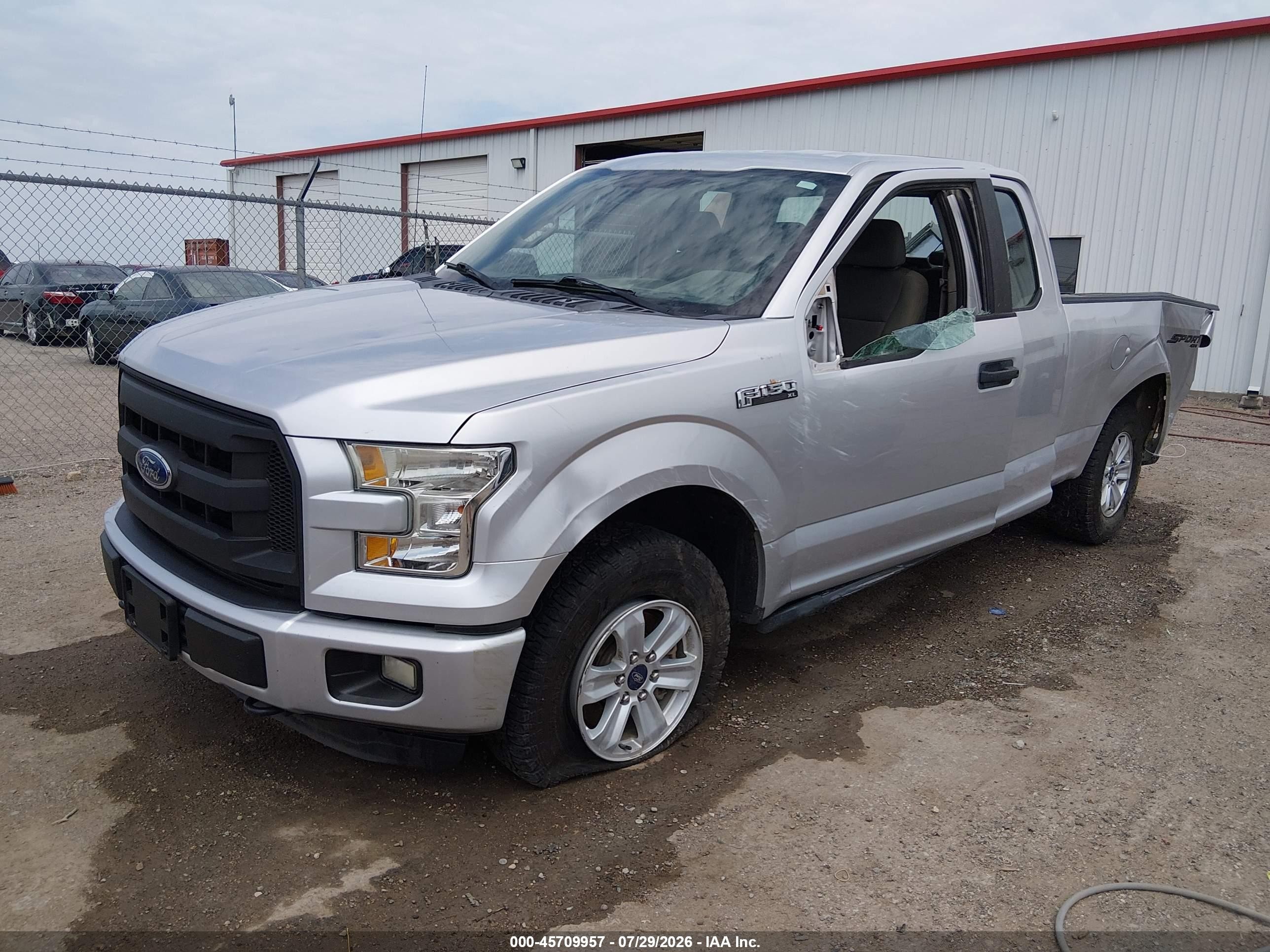2015 Ford F-150 Xl Серый vin: 1FTFX1EF9FKD89498