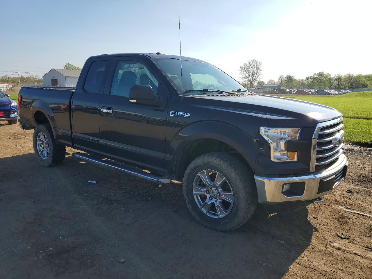 2016 Ford F150 Super Cab Black vin: 1FTFX1EF9GFB98187