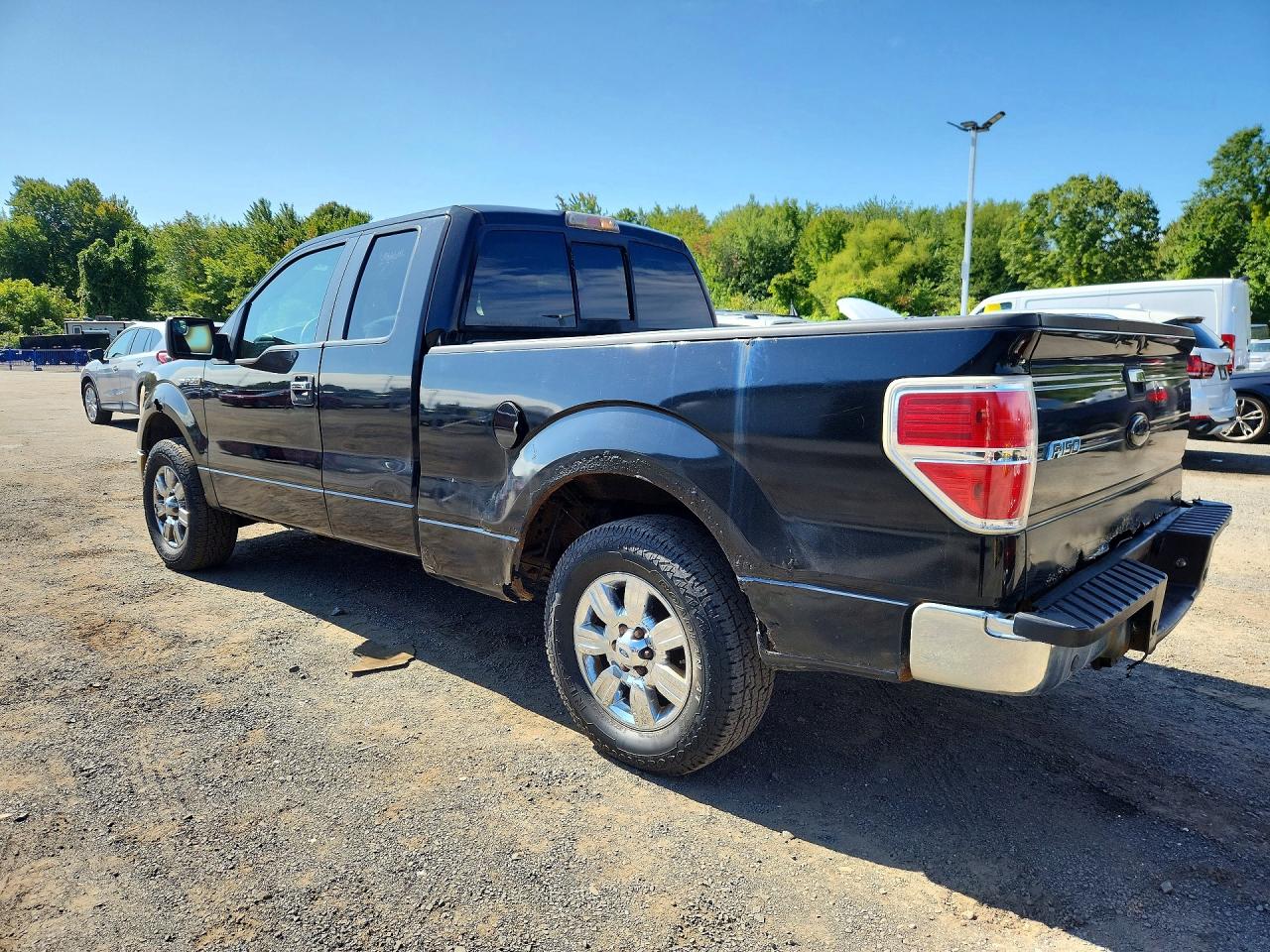 2011 Ford F150 Super Cab Black vin: 1FTFX1EFXBFA83980
