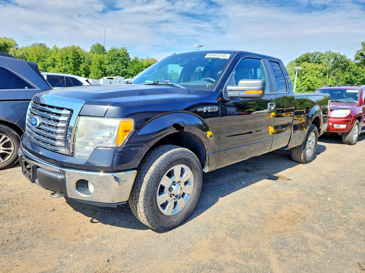 2011 Ford F150 Super Cab Черный vin: 1FTFX1EFXBFA83980