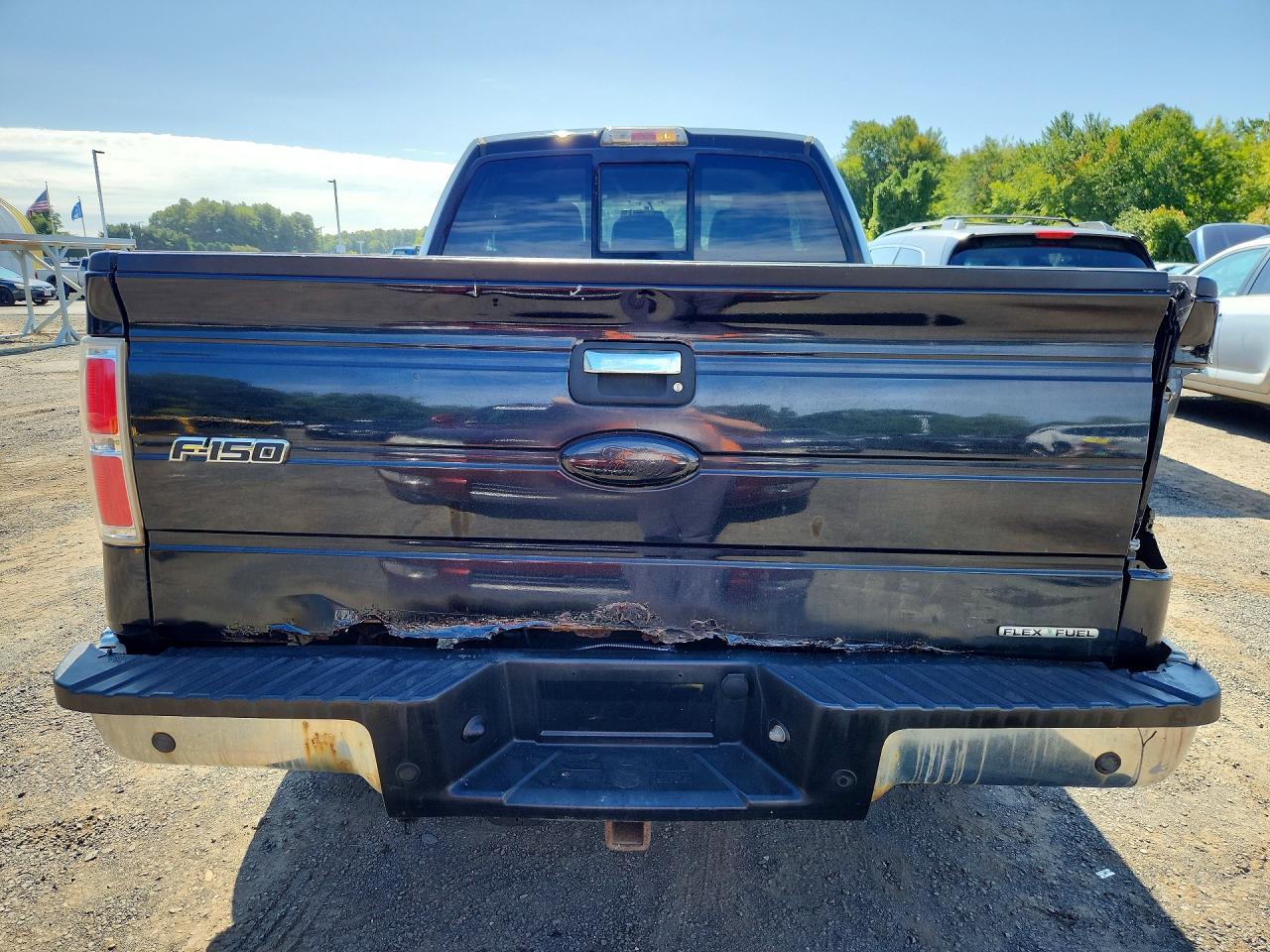 2011 Ford F150 Super Cab Black vin: 1FTFX1EFXBFA83980