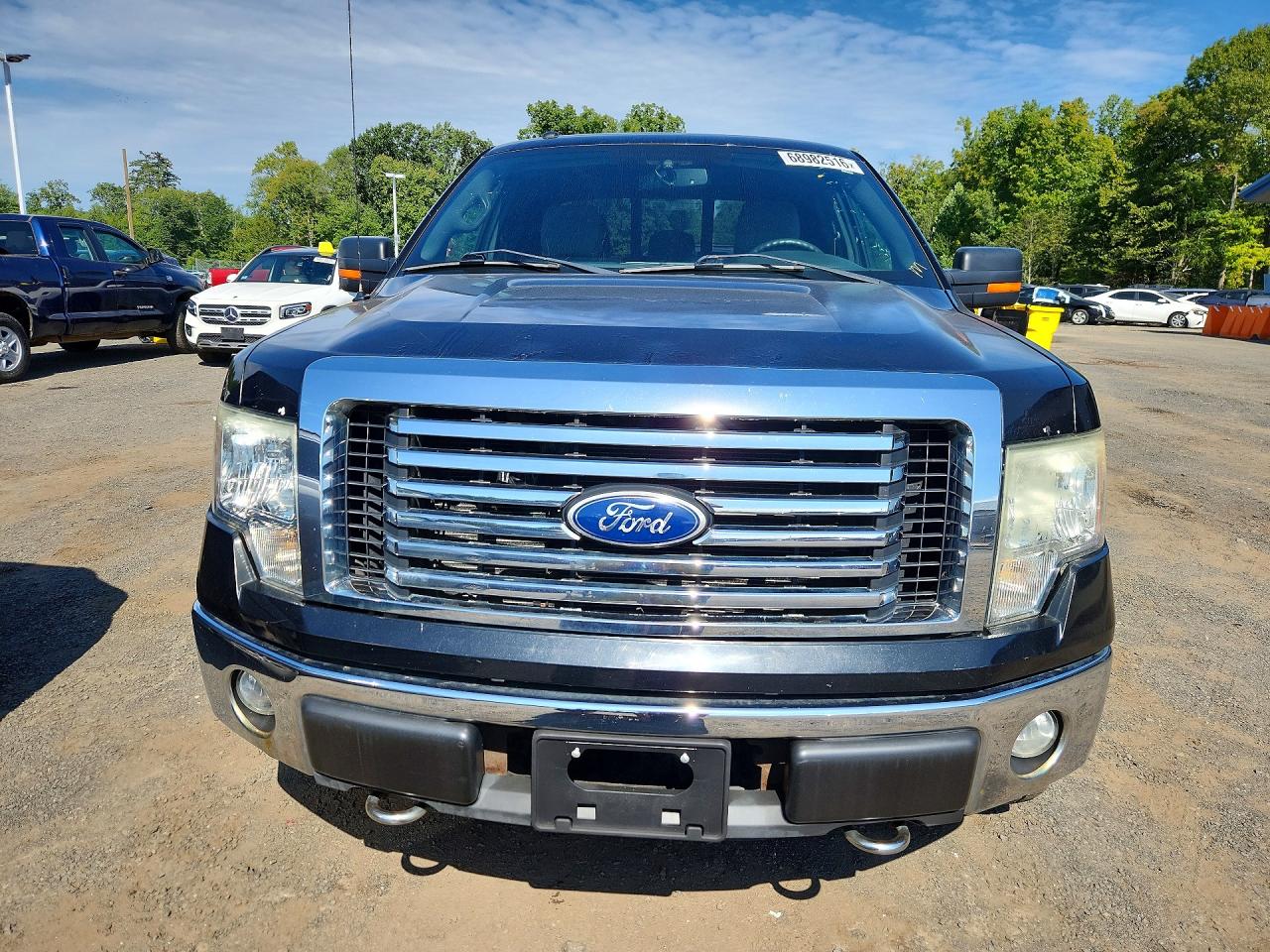 2011 Ford F150 Super Cab Black vin: 1FTFX1EFXBFA83980