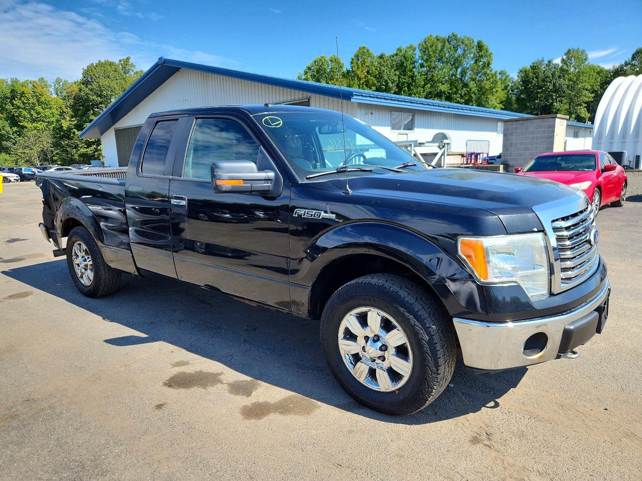 2011 Ford F150 Super Cab Black vin: 1FTFX1EFXBFA83980