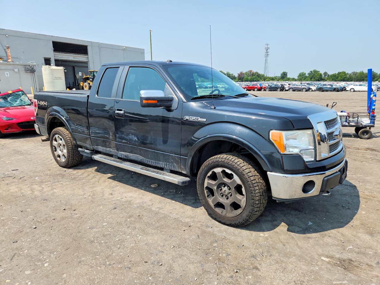 2011 Ford F150 Super Cab Black vin: 1FTFX1EFXBFB36502