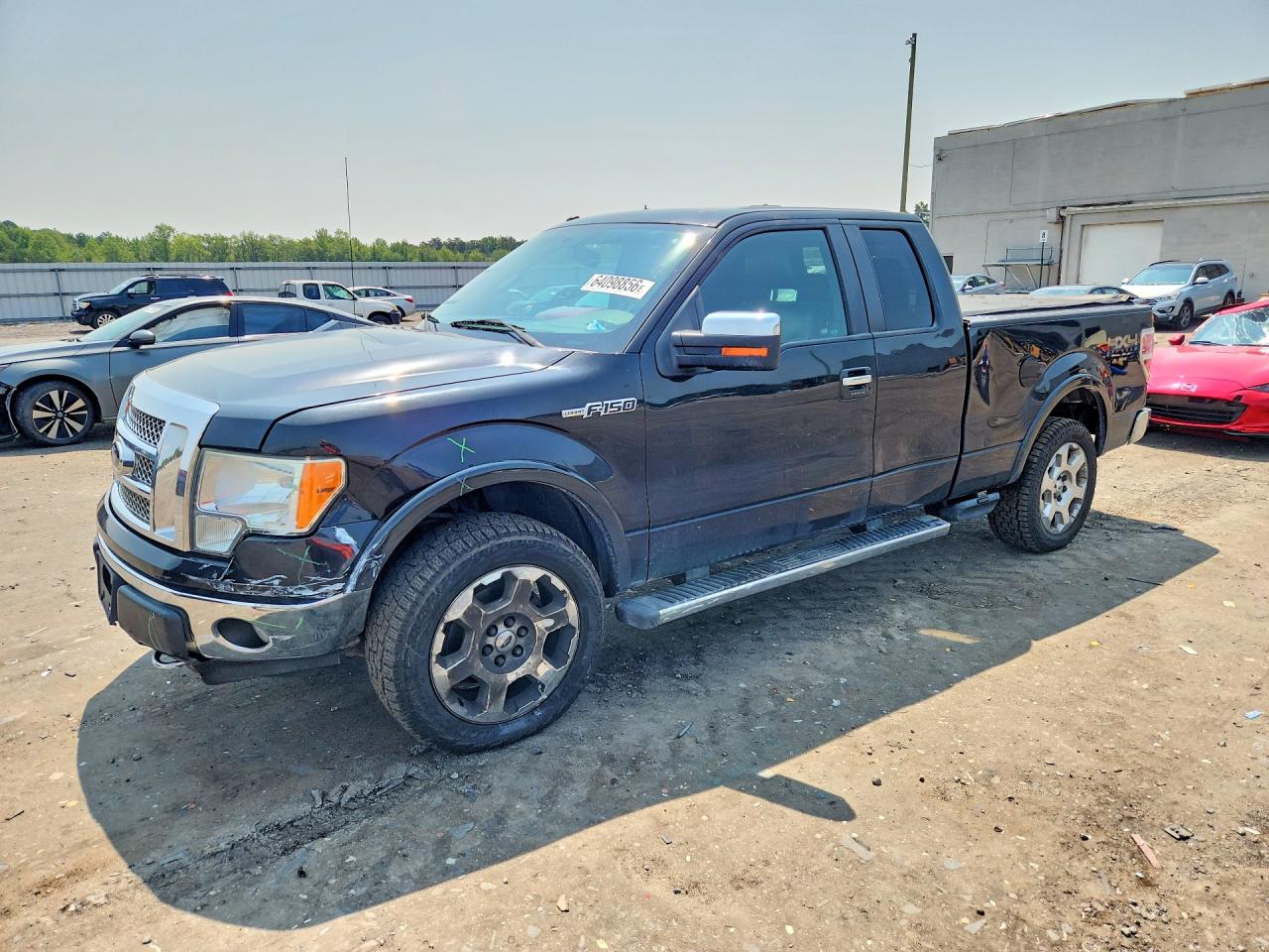 2011 Ford F150 Super Cab Black vin: 1FTFX1EFXBFB36502