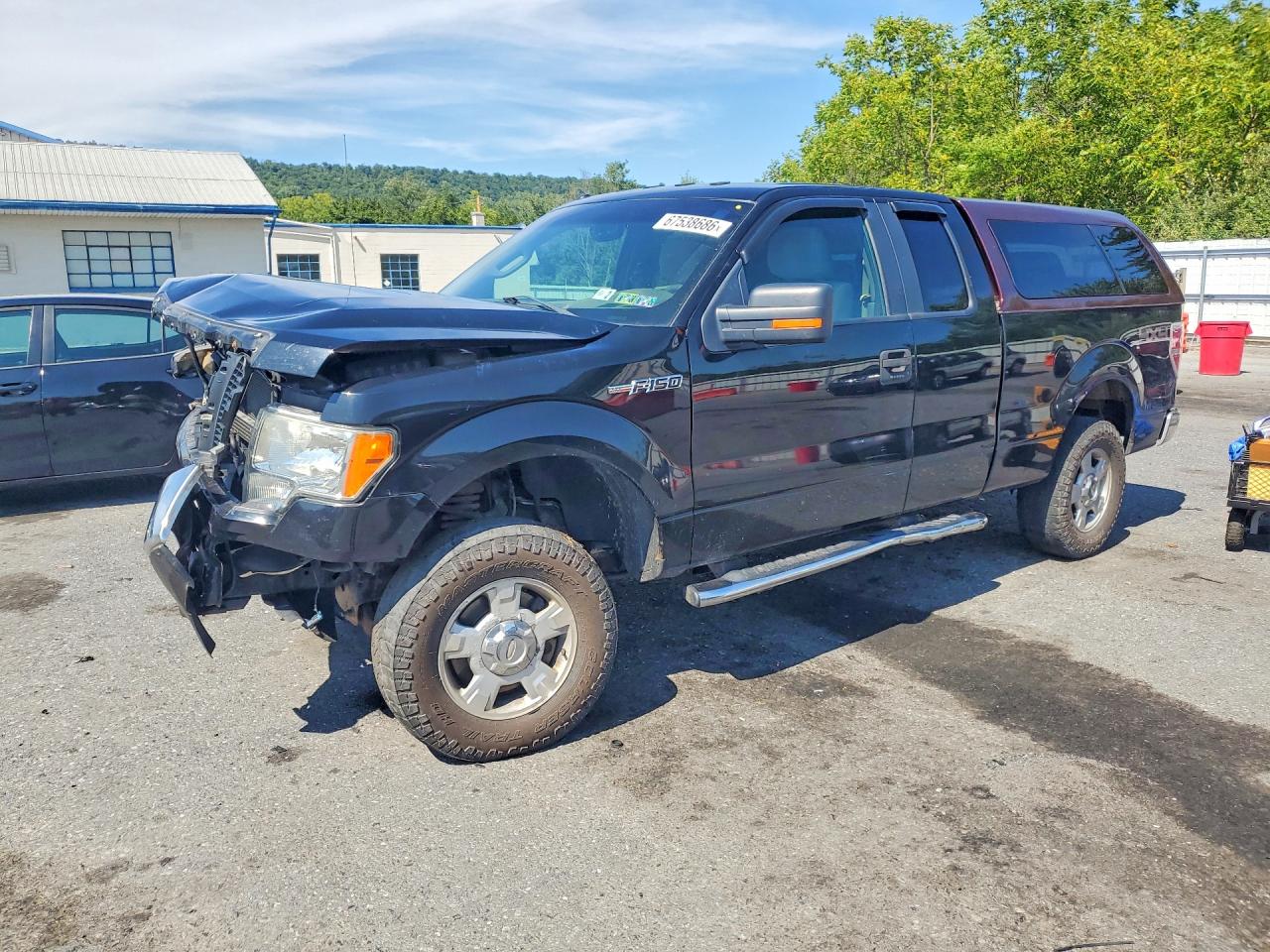2011 Ford F150 Super Cab Black vin: 1FTFX1EFXBFC30847