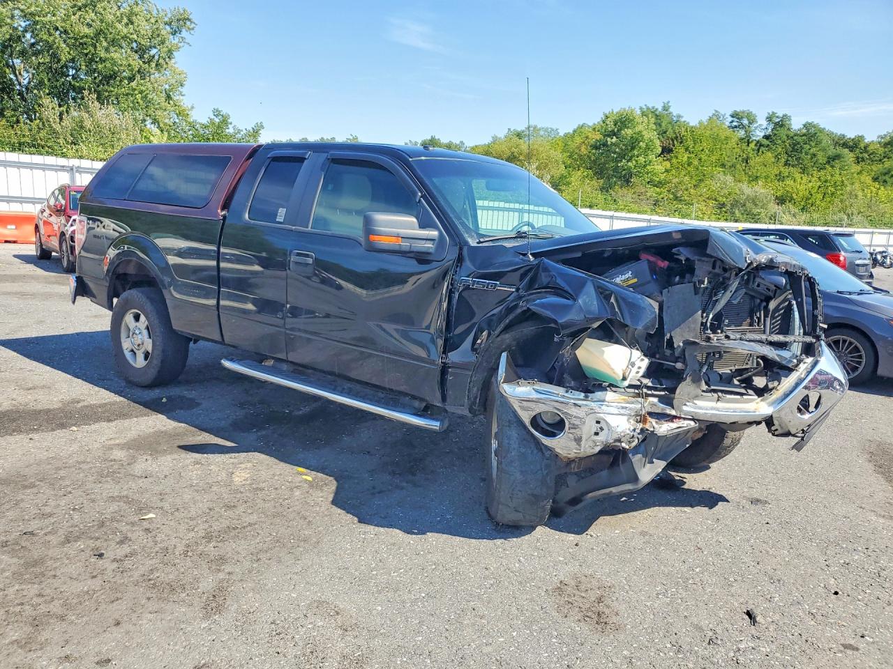 2011 Ford F150 Super Cab Black vin: 1FTFX1EFXBFC30847