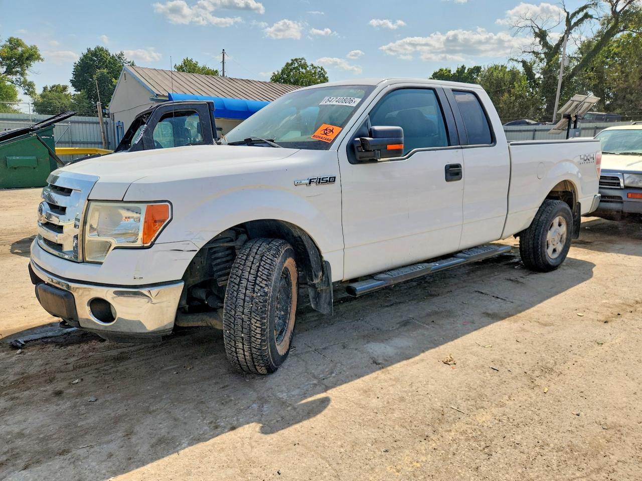 2011 Ford F150 Super Cab Белый vin: 1FTFX1EFXBFC52542