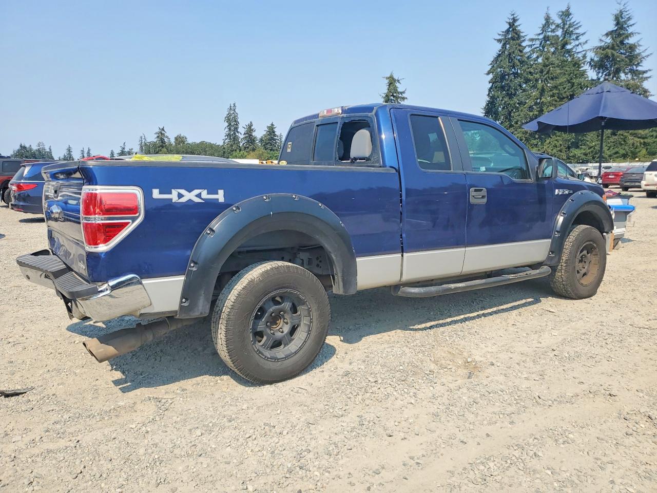 2011 Ford F150 Super Cab Синий vin: 1FTFX1EFXBFC94810