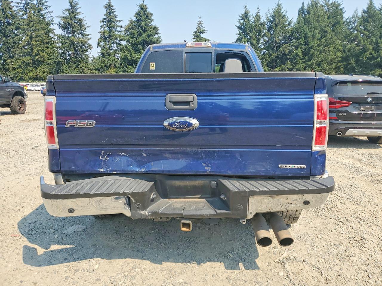 2011 Ford F150 Super Cab Синий vin: 1FTFX1EFXBFC94810