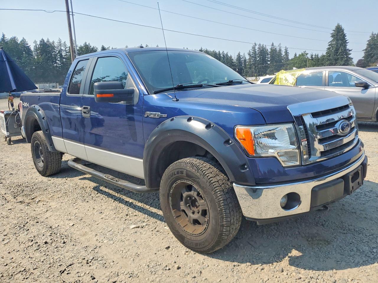 2011 Ford F150 Super Cab Синий vin: 1FTFX1EFXBFC94810