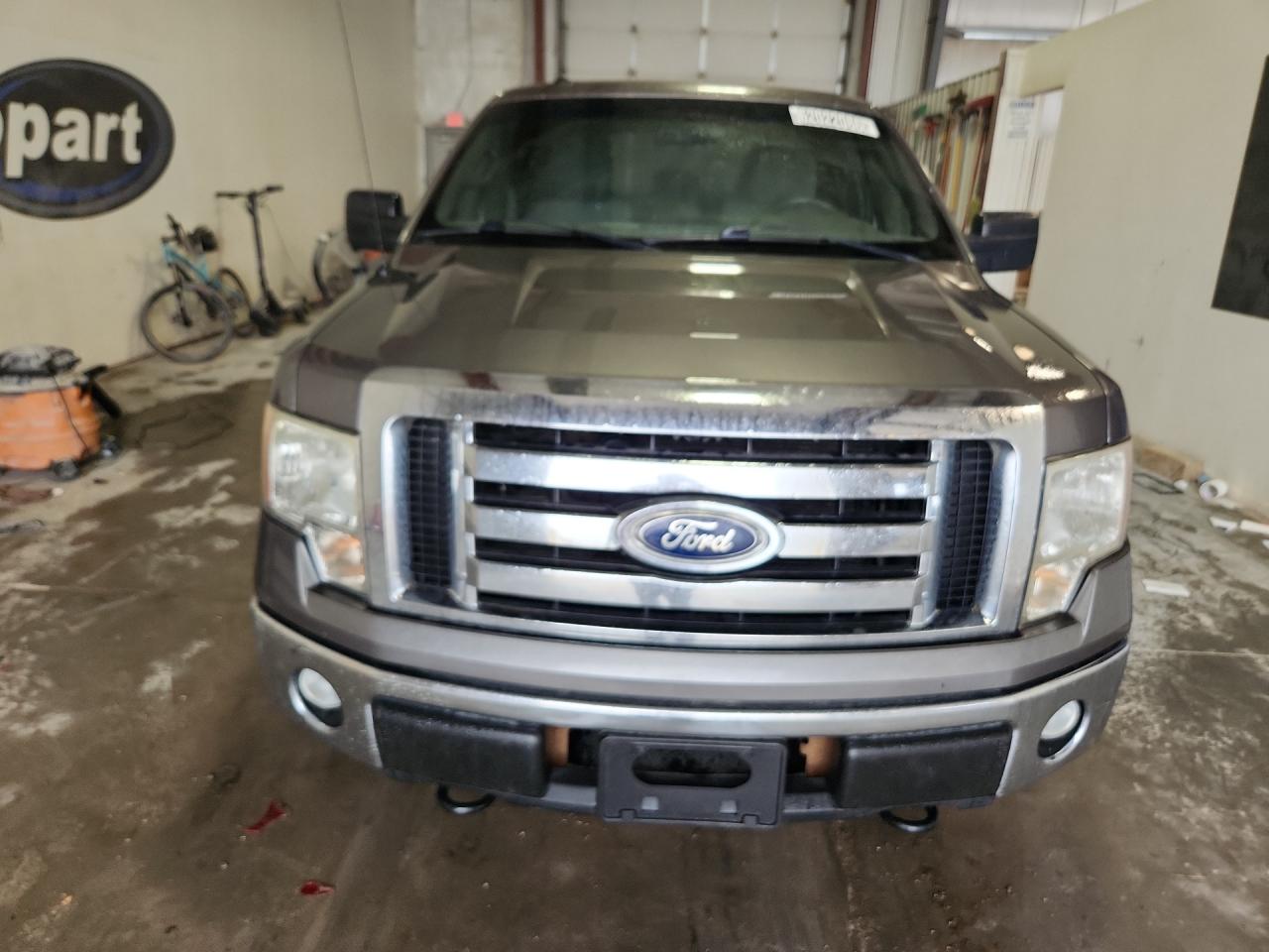 2011 Ford F150 Super Cab Gray vin: 1FTFX1EFXBFD11878 Damage: Left Head Lamp, Faded, Repair Required